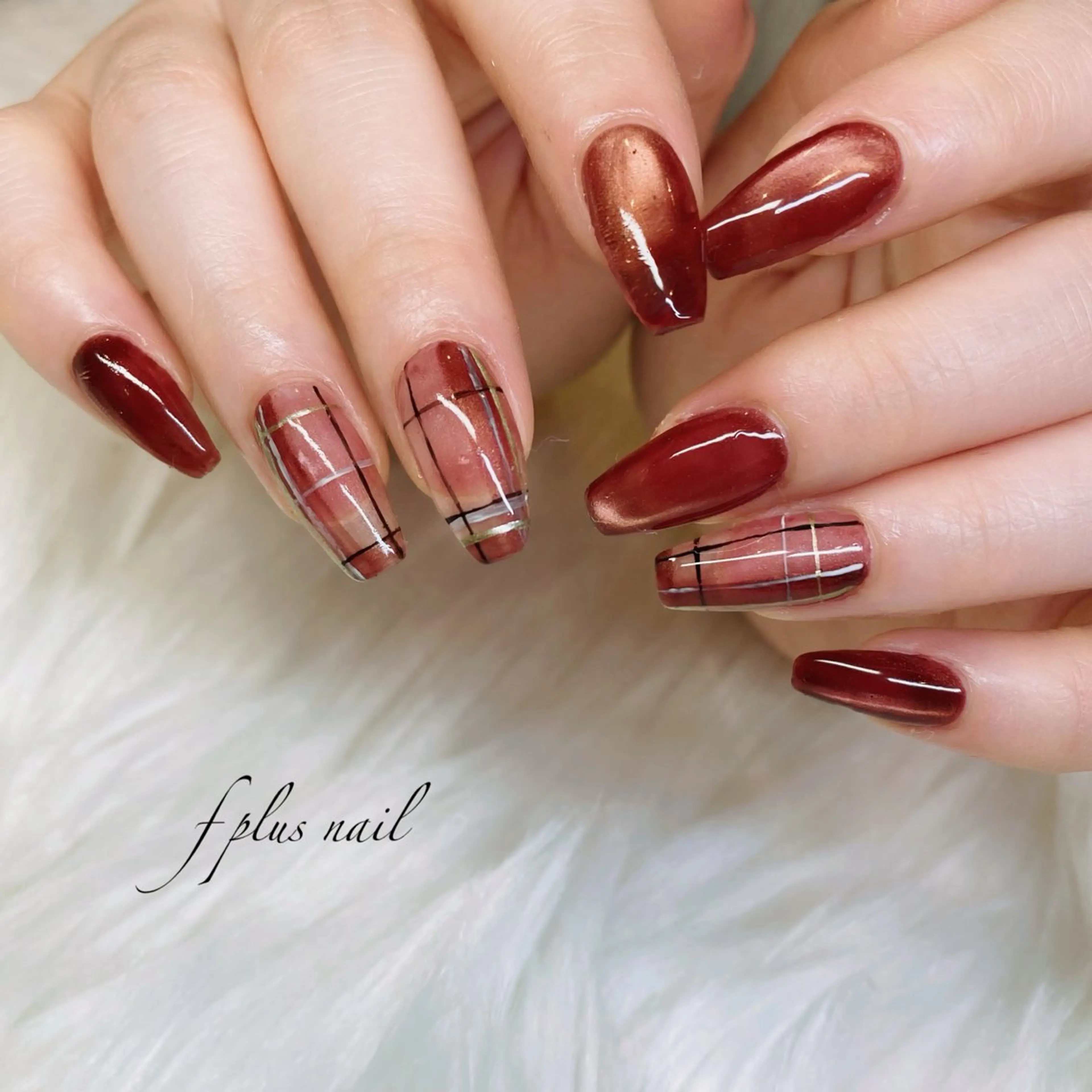 ネイル マグネットネイル ハンドネイル kanako nail🌷のネイルデザイン