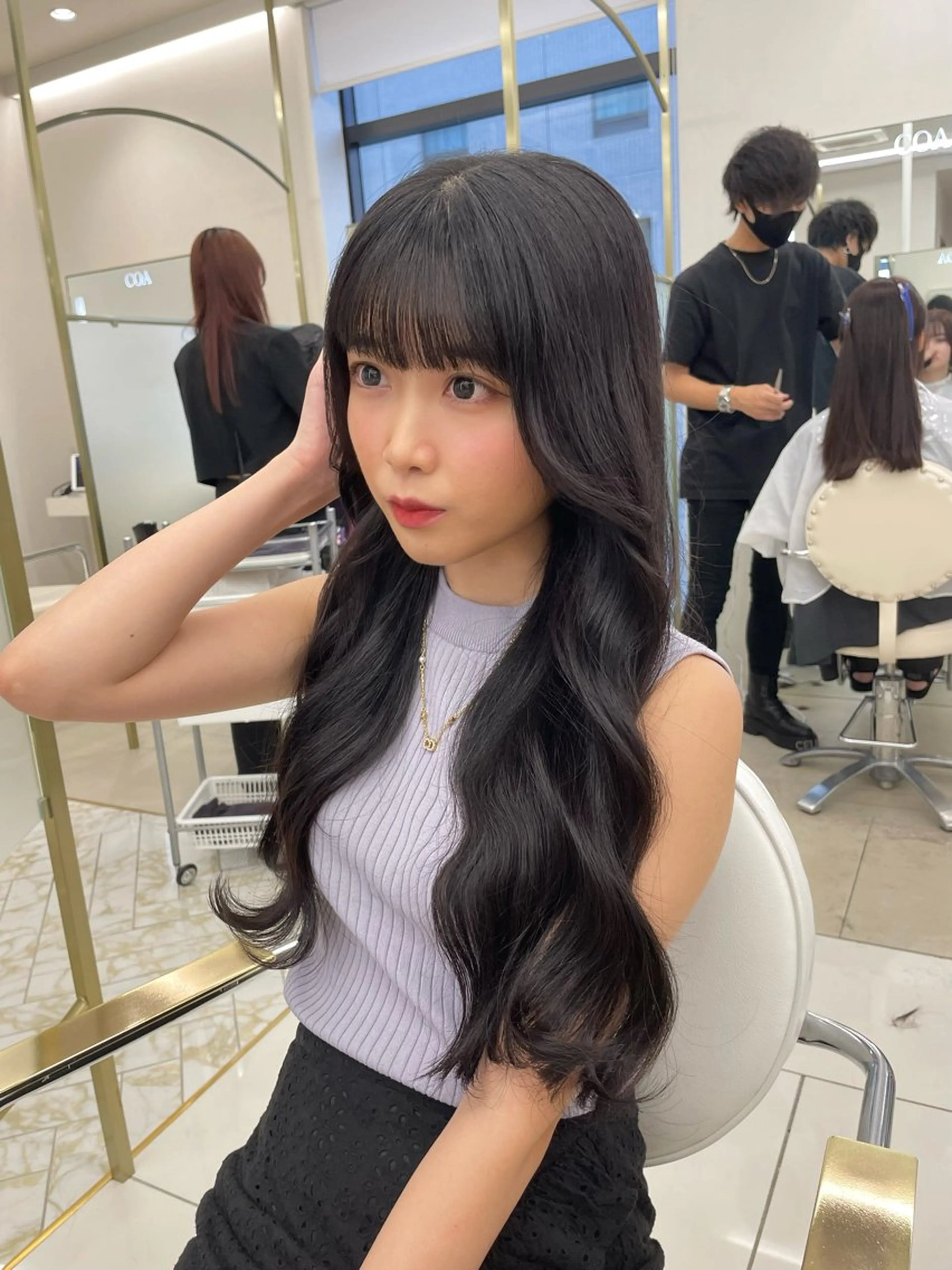 ロング 銀座☀️ボブ美容師 佐藤ルイのヘアスタイル