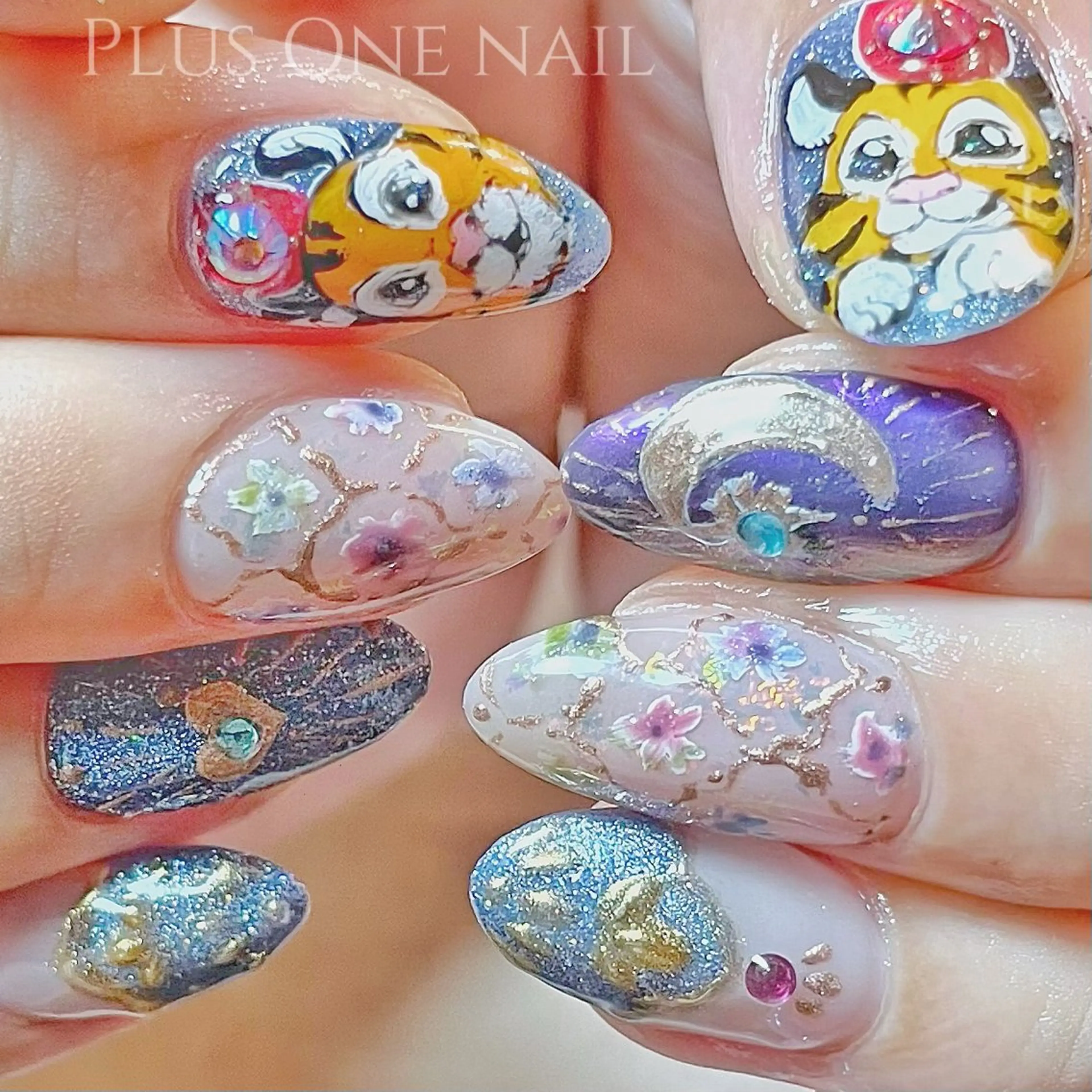 ネイル Plus  One _AZUSAのネイルデザイン