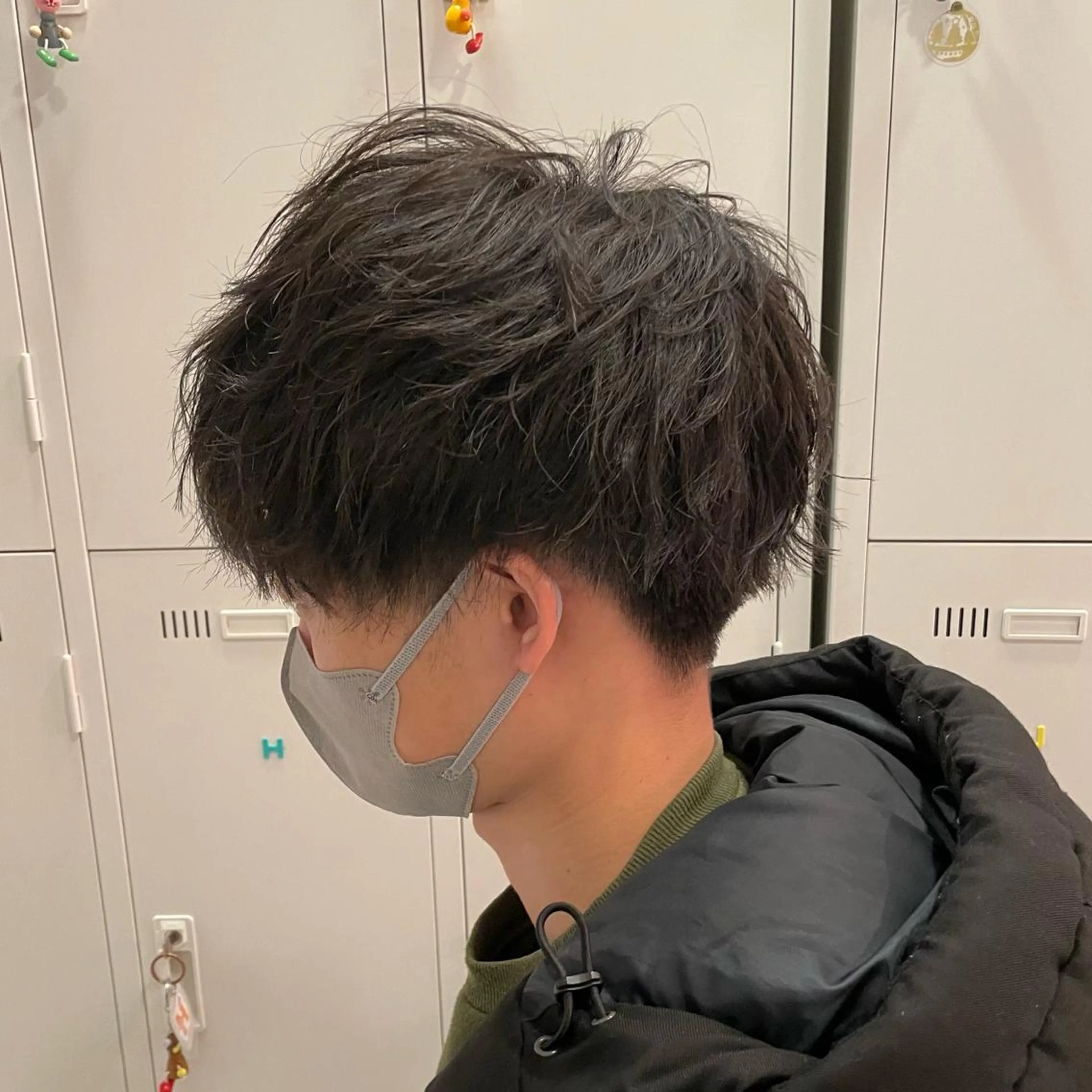 ショート メンズ マッシュ メンズパーマ 刈り上げ カット 髪質改善/ショート/ メンズカット/KAiのヘアスタイル