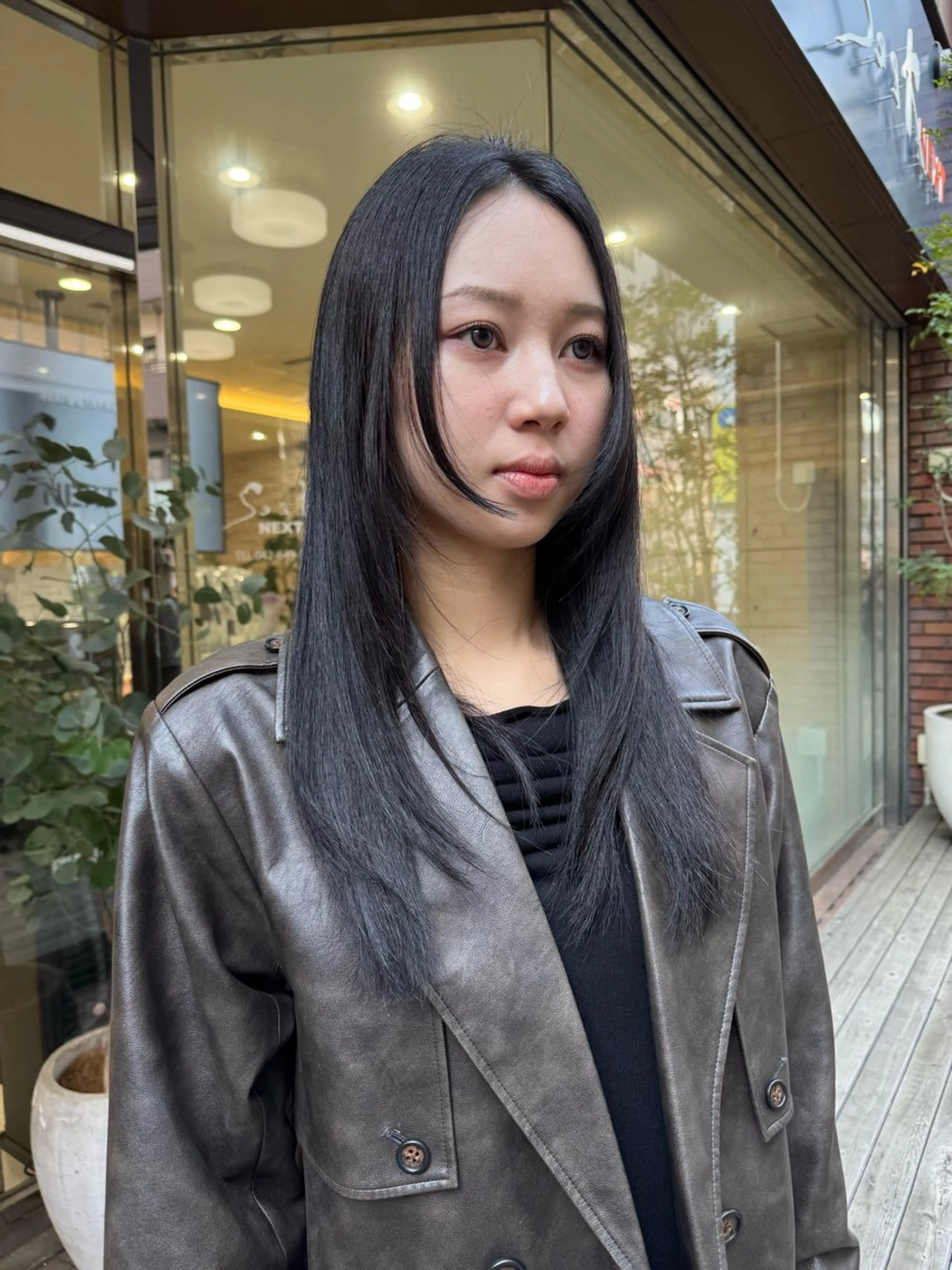 セミロング カラー Seeknext // Rukaのヘアスタイル