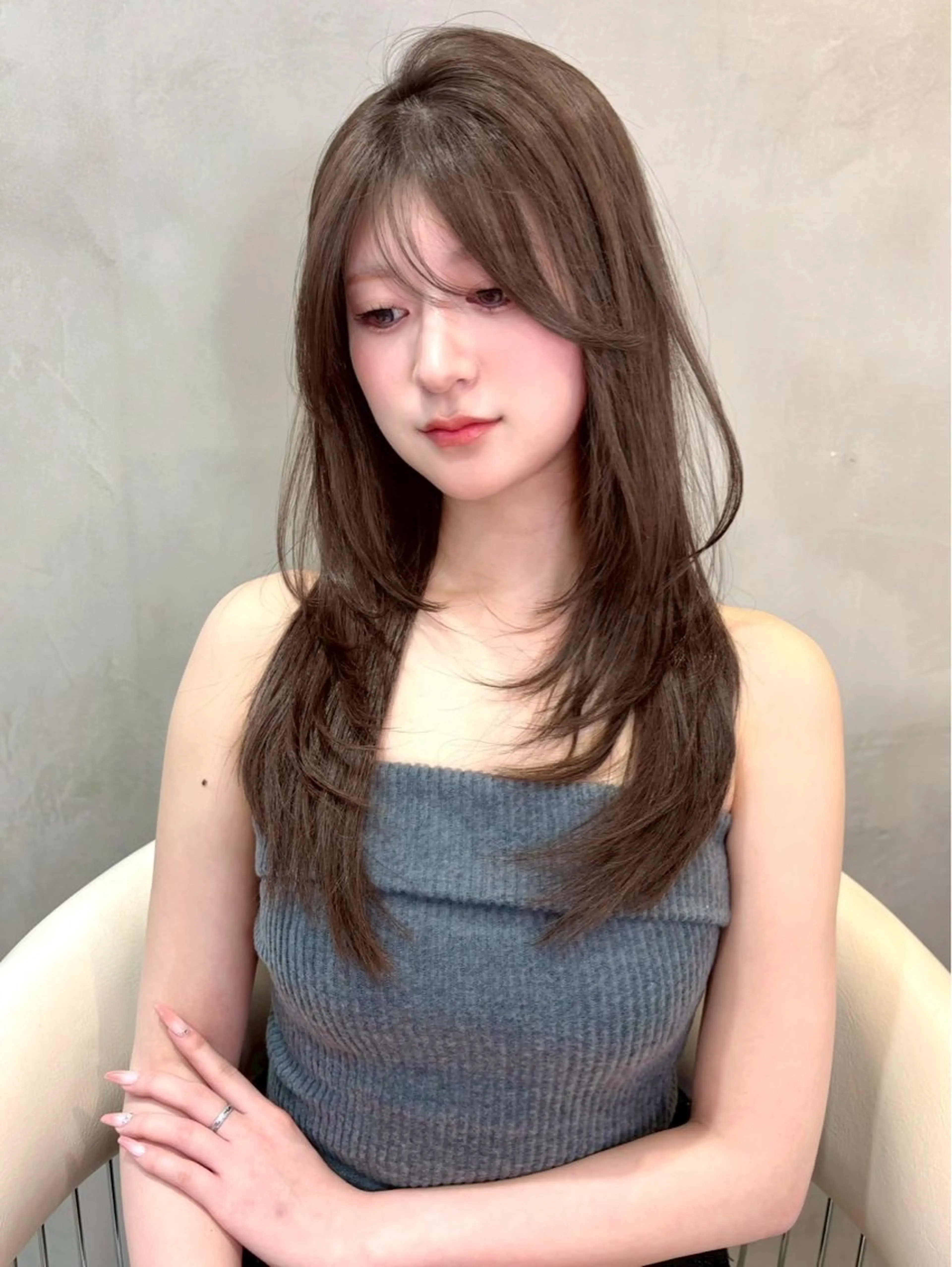 セミロング 🩵レイヤー/ショー ト/🫧harukaのヘアスタイル