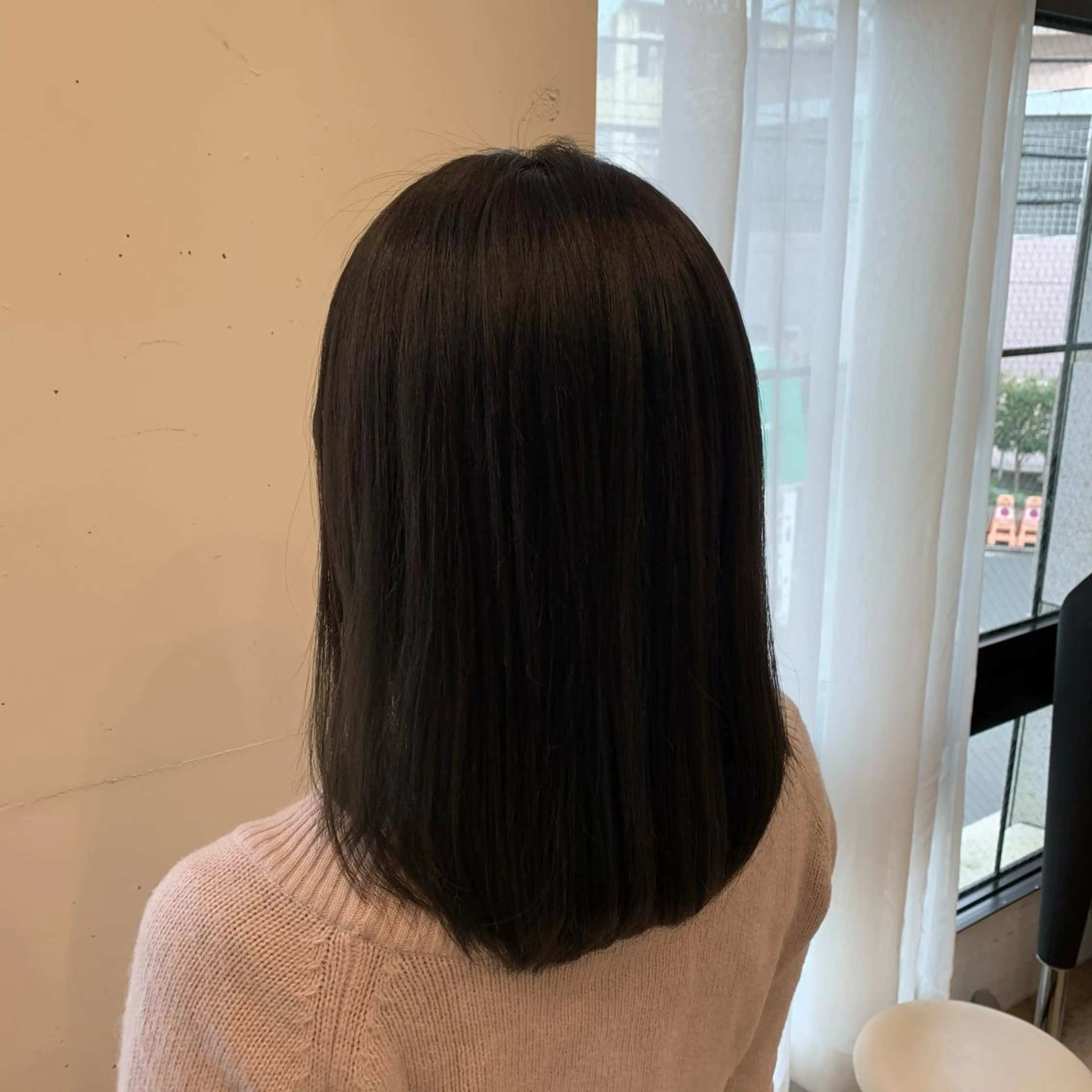 セミロング カラー まろやかカラー🤎 みなとまほのヘアスタイル