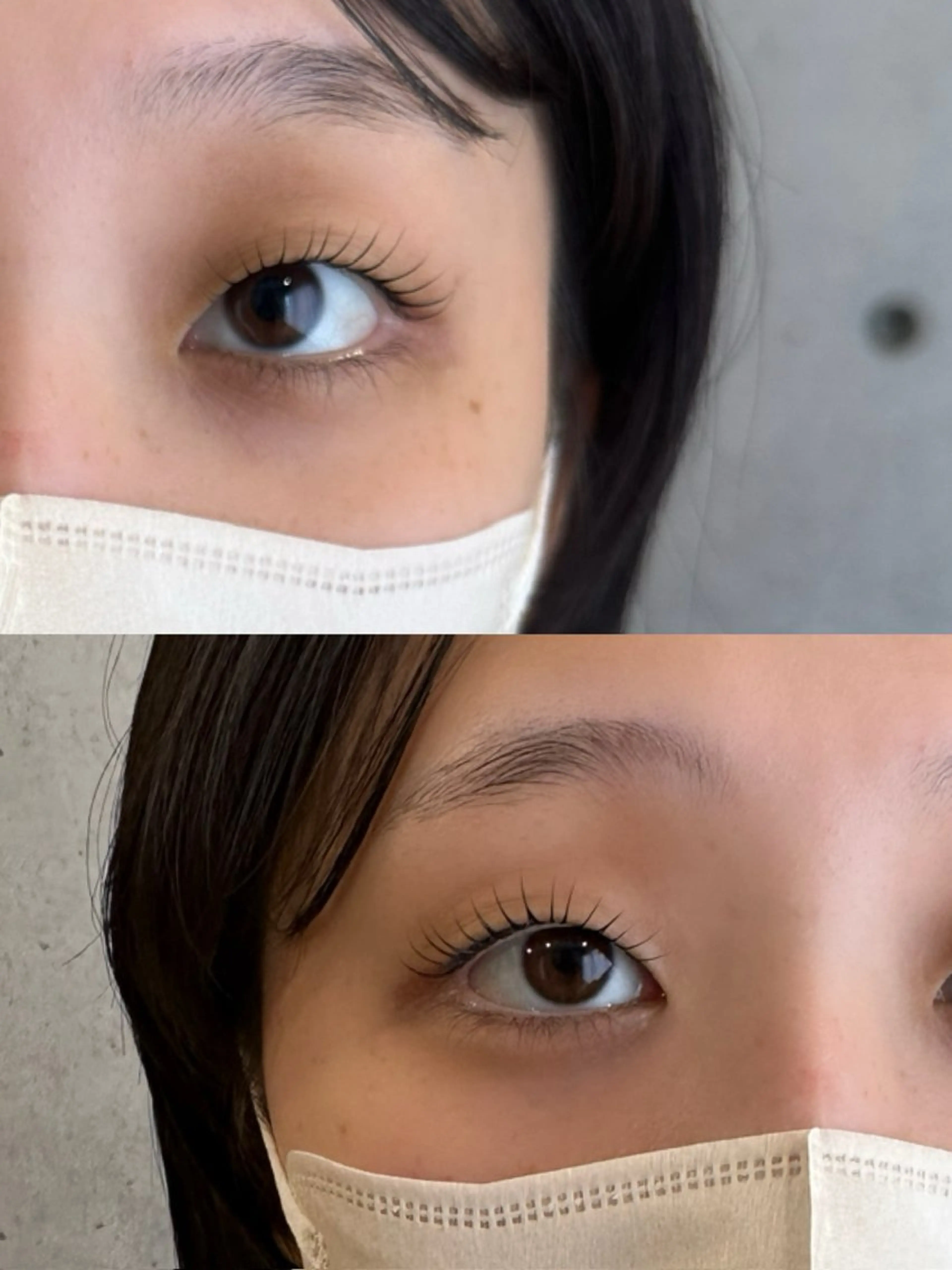 マツエク・マツパ 一重×まつ毛パーマ 石川 陽菜のマツエク・マツパデザイン