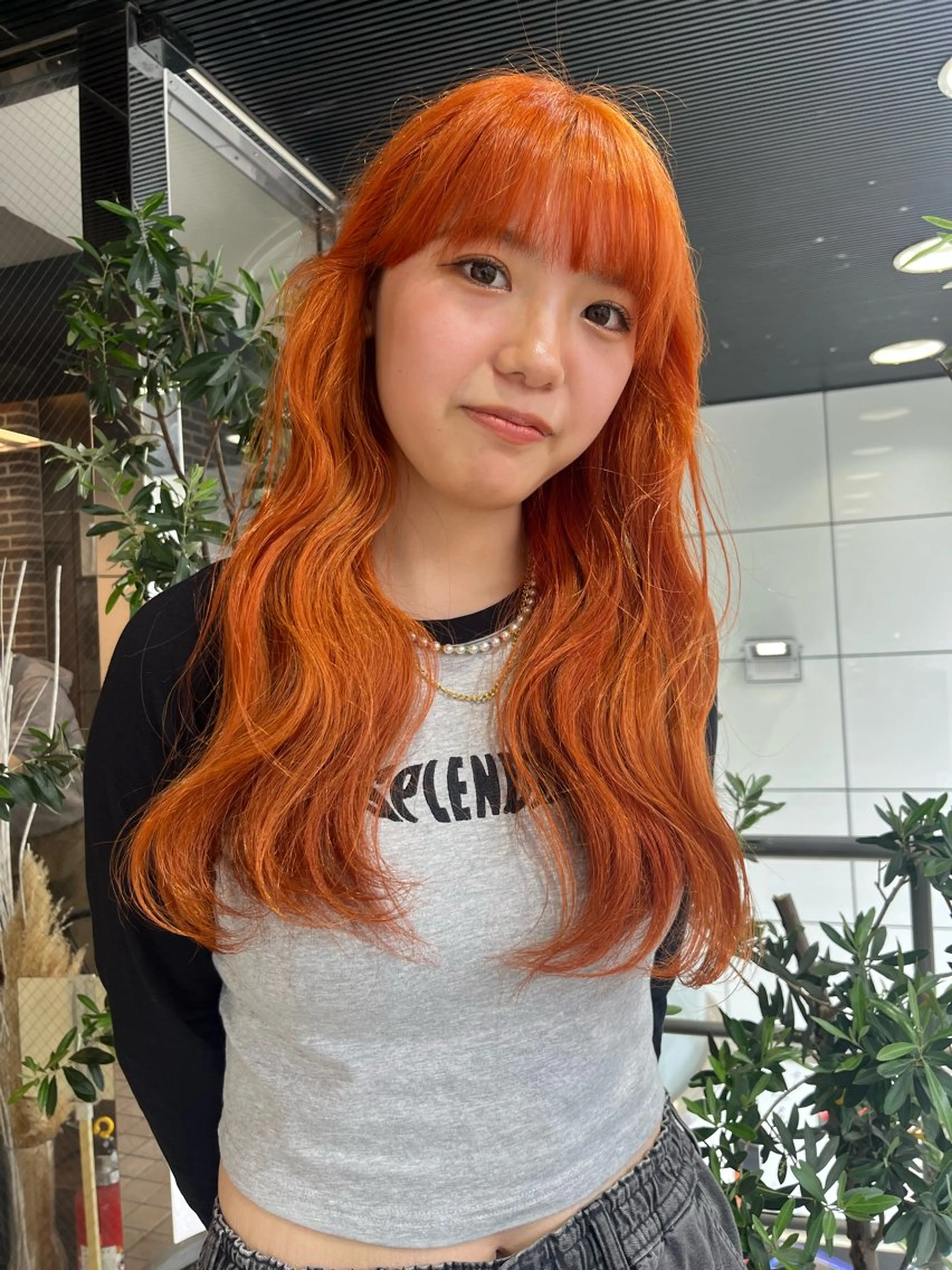 ロング カラー 💖デザインカラー/ タダ ハナカ💖のヘアスタイル