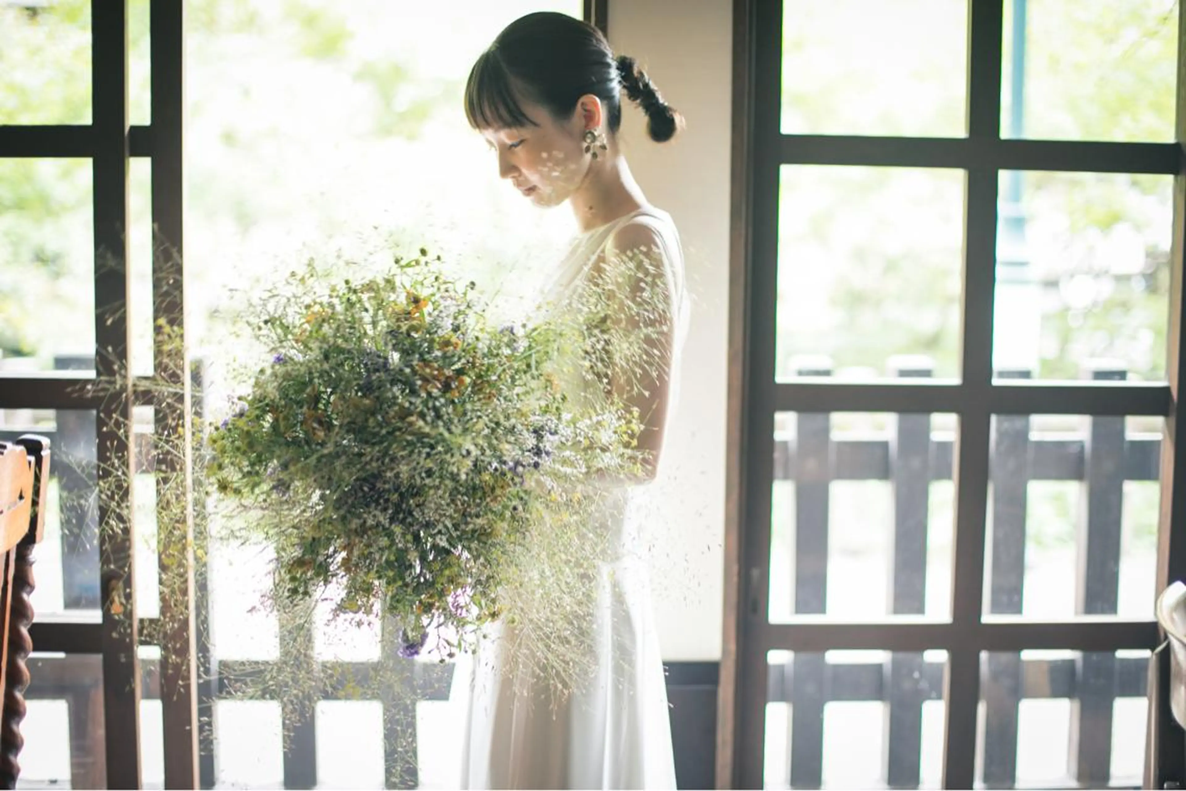 ヘアアレンジ 結婚式・ブライダル ヘアセット 久井 由香のヘアスタイル