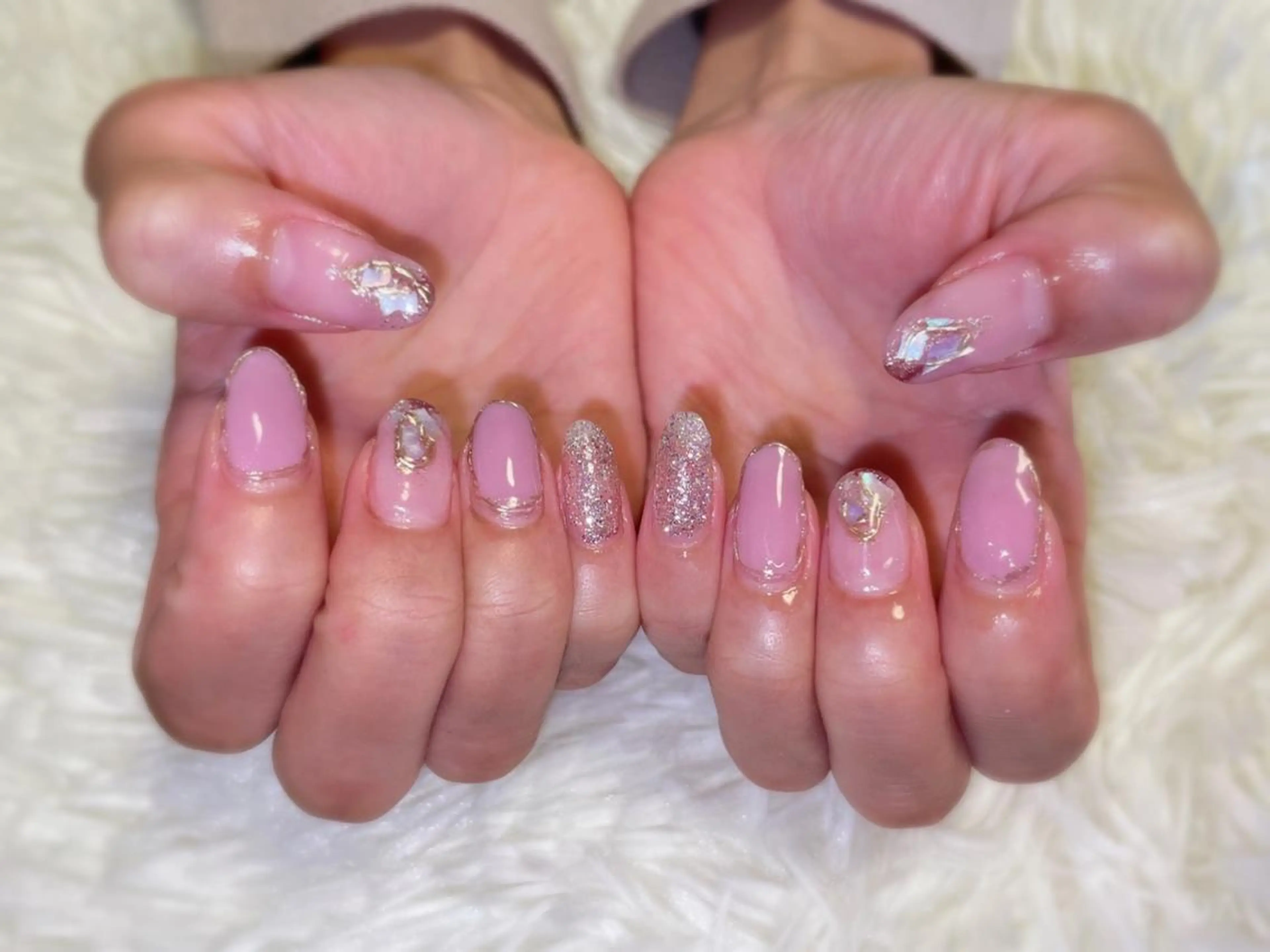 ネイル ニュアンスネイル ピンク Betty❤︎ ネイル＆よもぎ蒸しのネイルデザイン