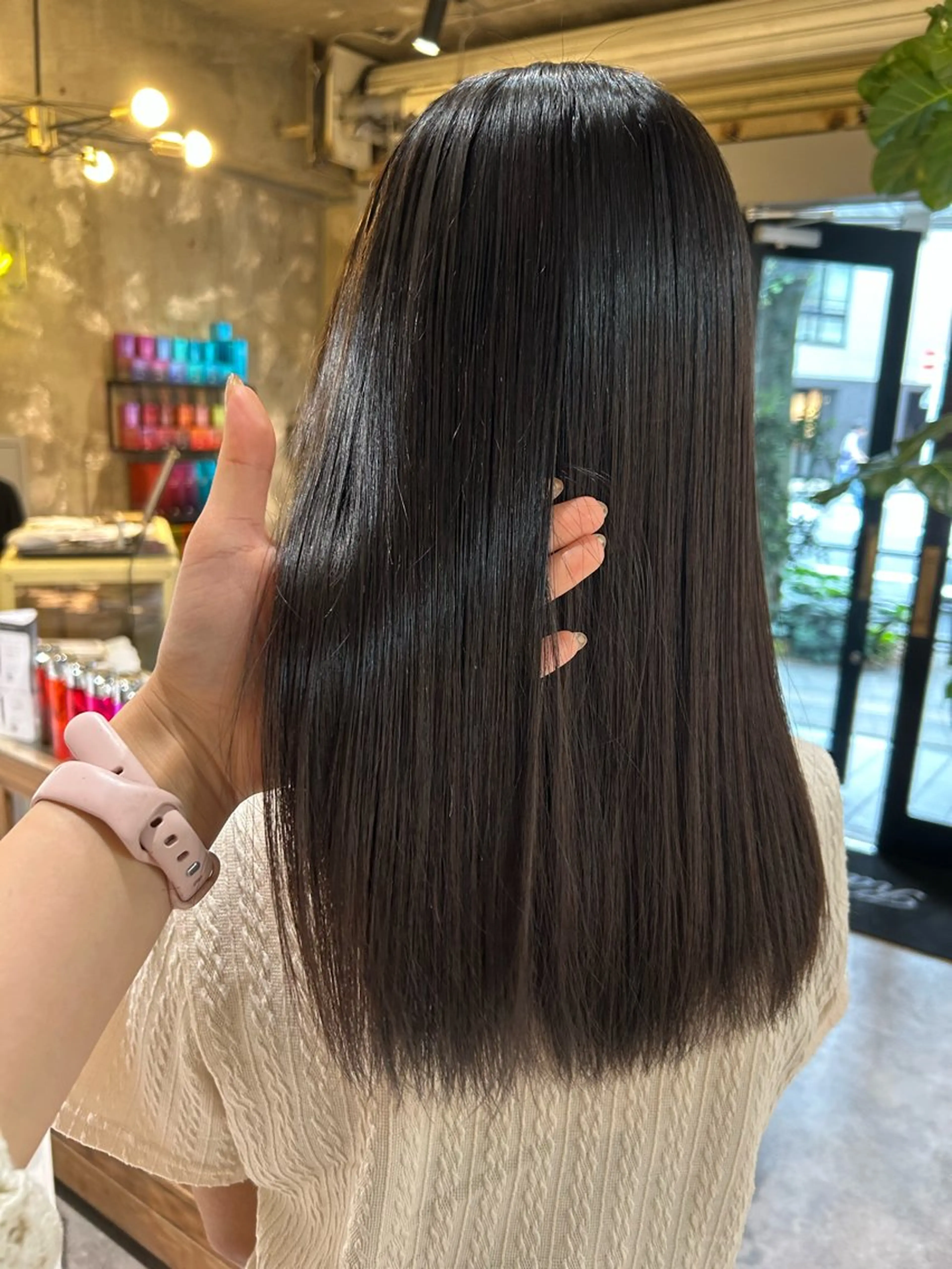 ロング 縮毛矯正 縮毛矯正 トリートメント ano ♡のヘアスタイル