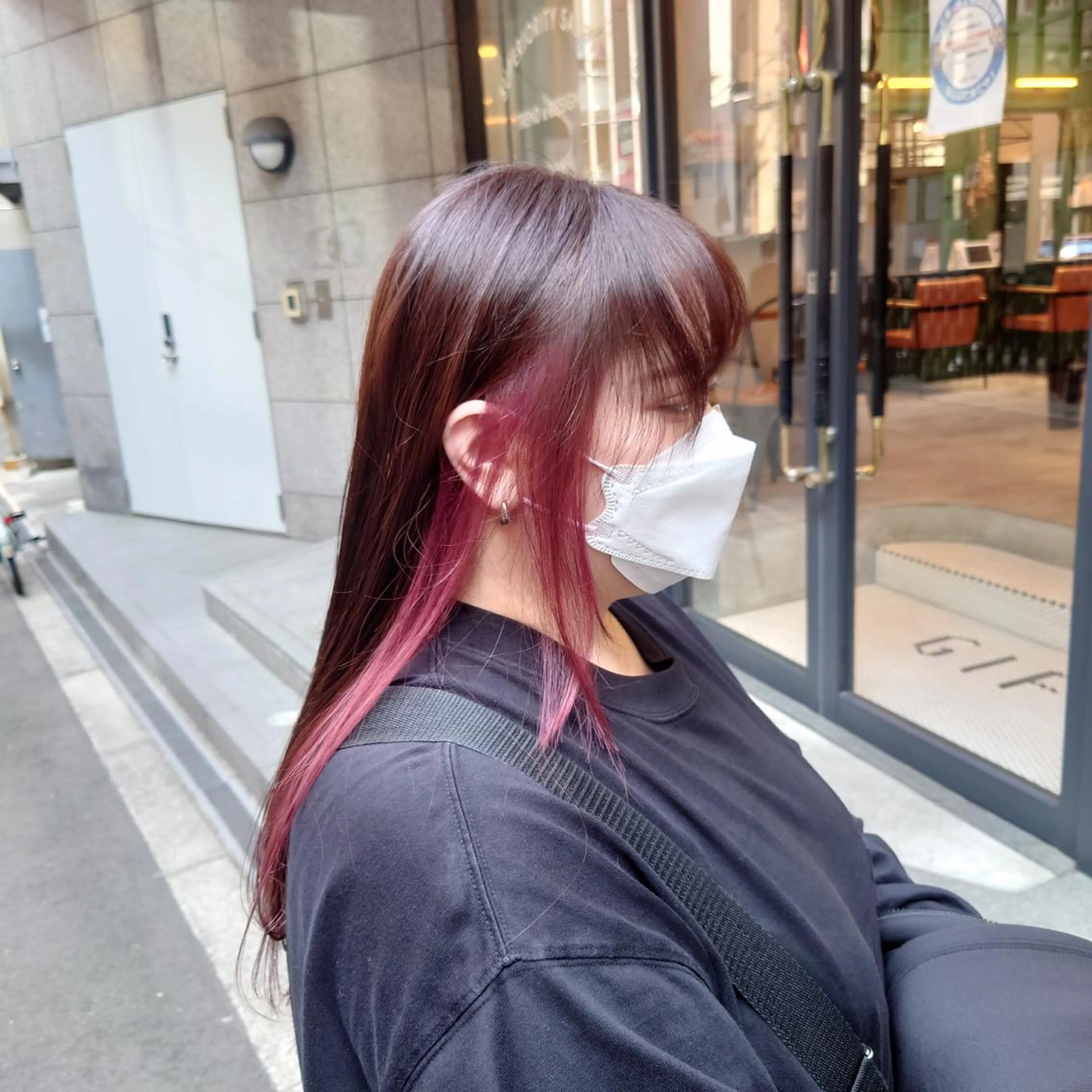 ロング カラー カット ヘアカラー トリートメント 髪質改善ストレート Kantaのヘアスタイル