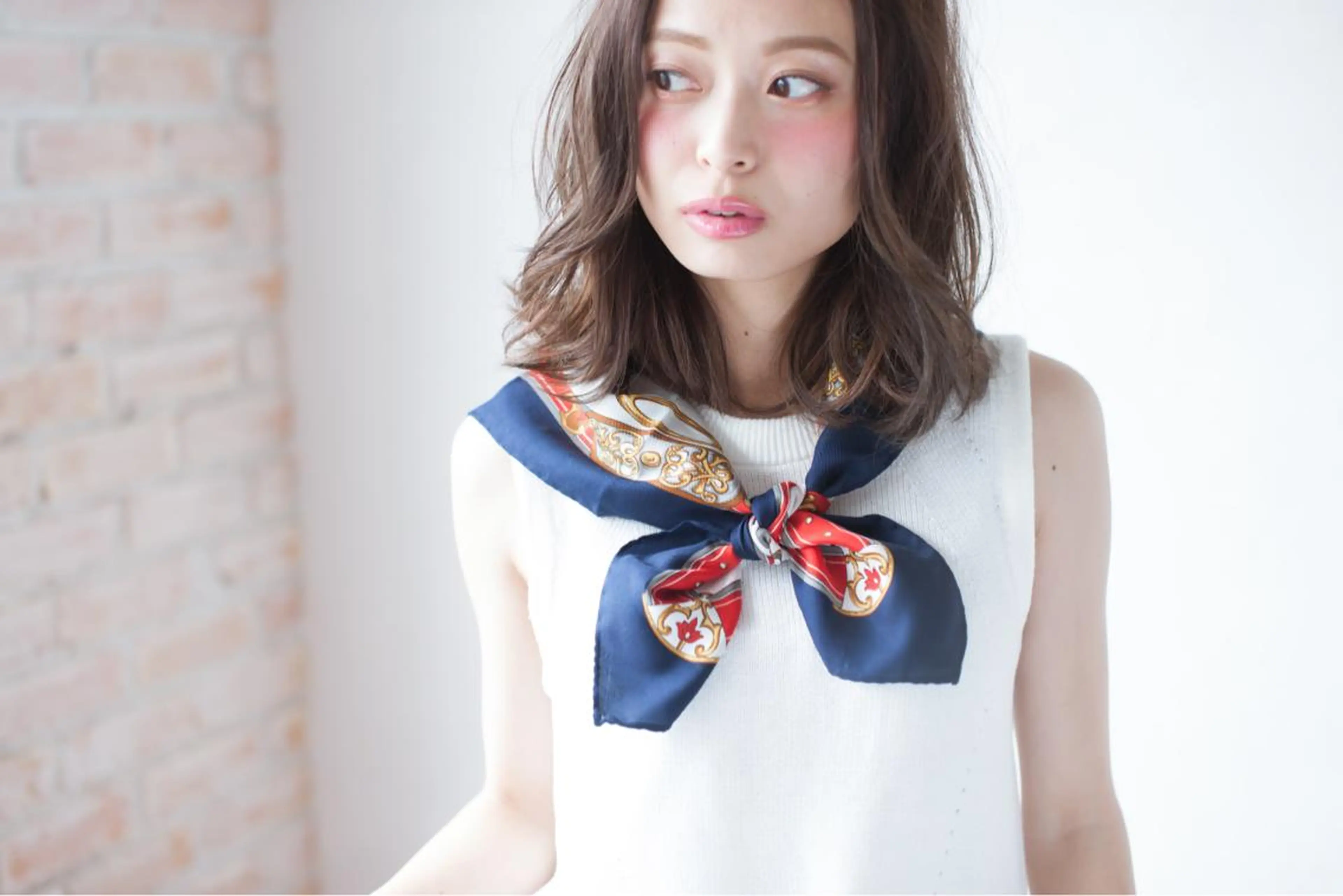 ミディアム 増田 晃士のヘアスタイル