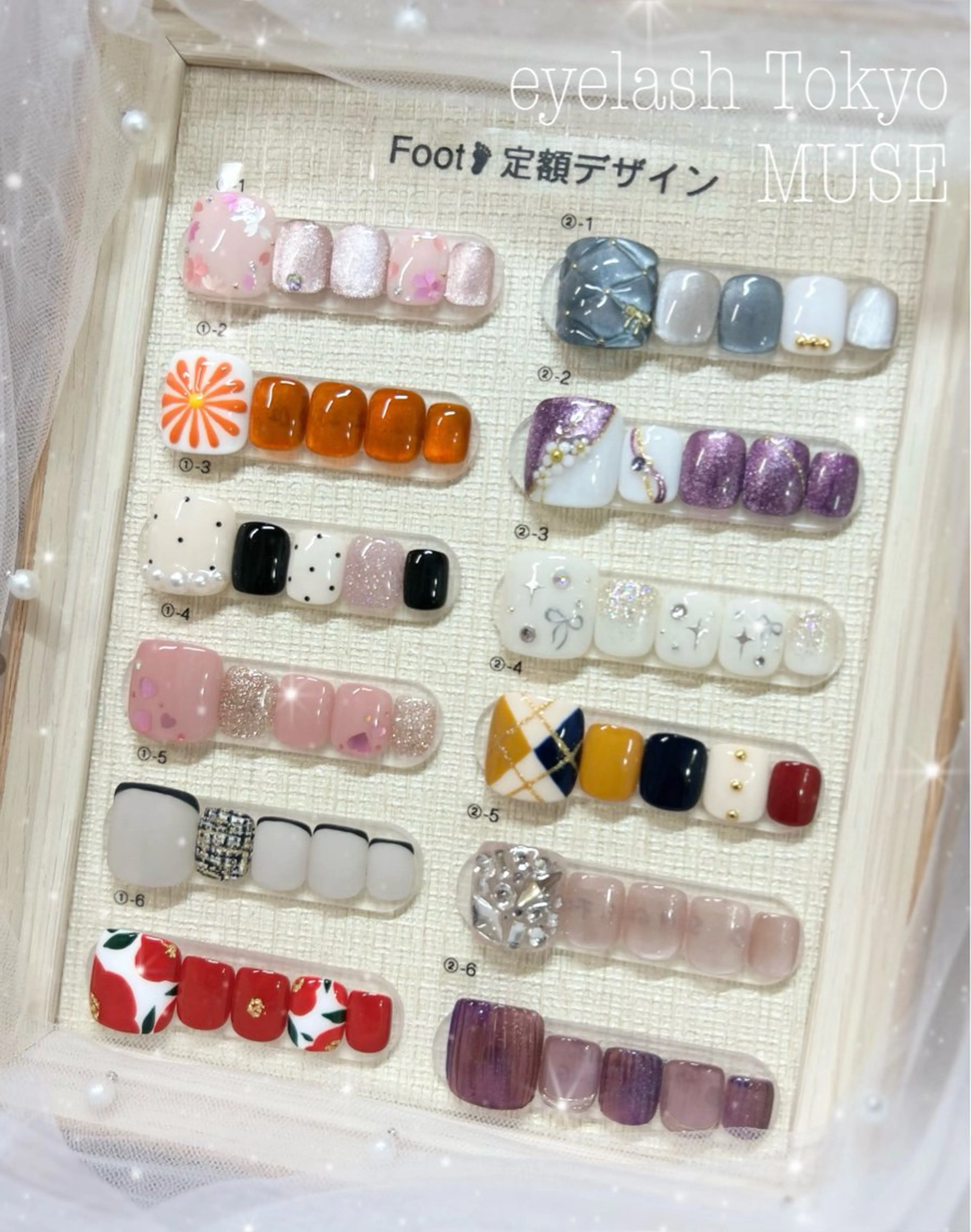 ネイル フットネイル ジェルネイル マグネットネイル パラジェル 春ネイル tanaka ◡̈のネイルデザイン