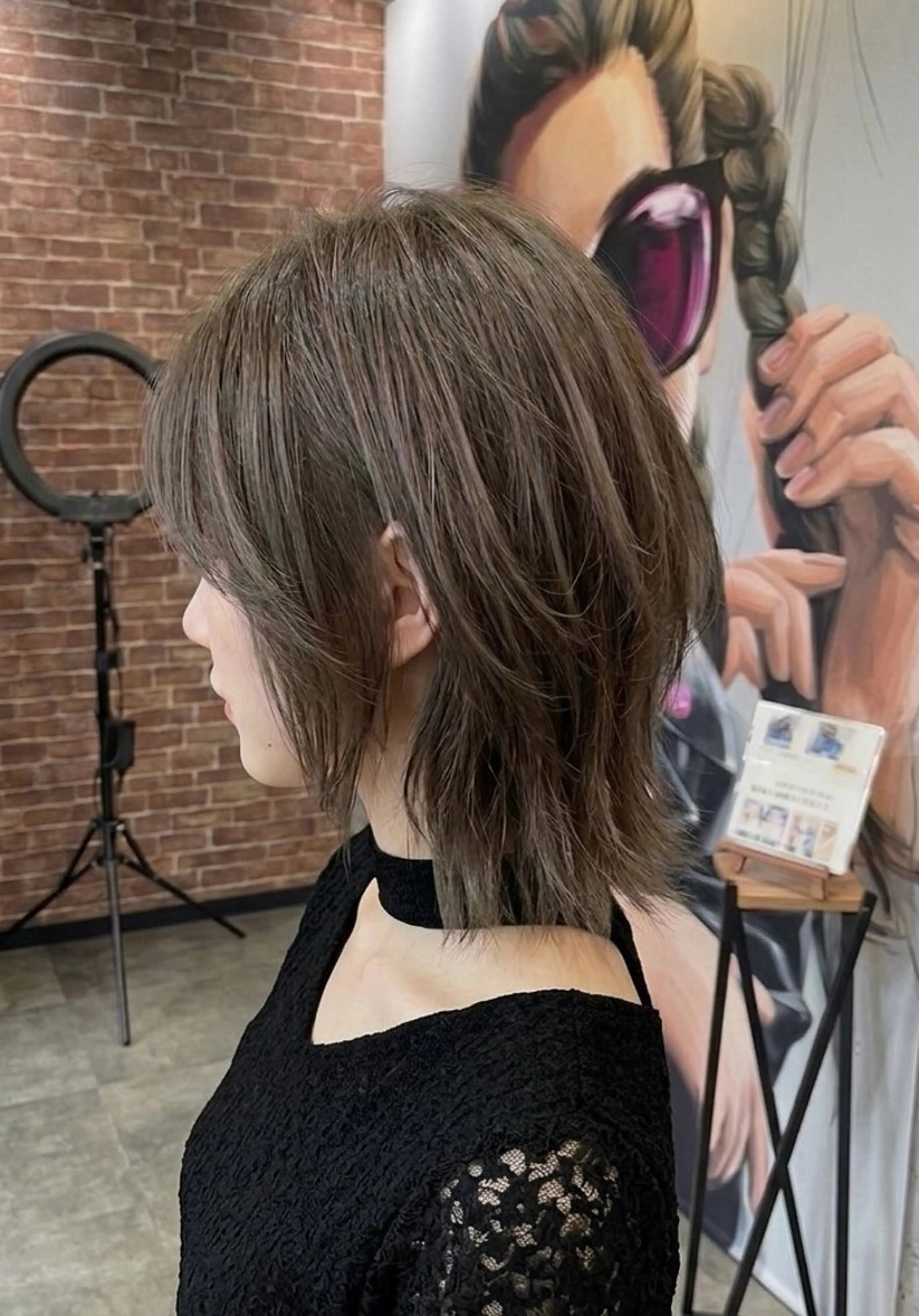 ミディアム 東 悠磨のヘアスタイル