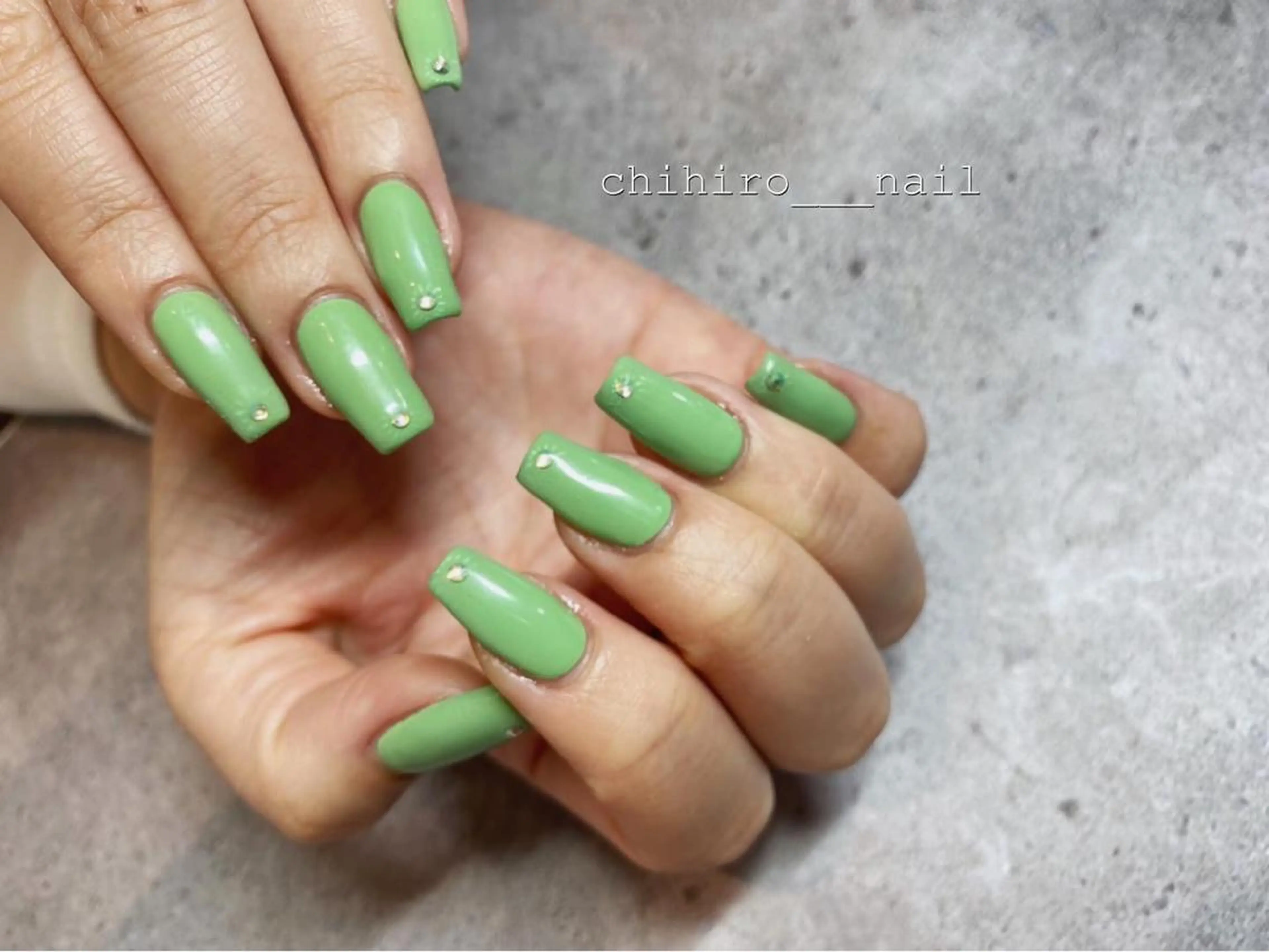 ロング カラー ネイル アートネイル フレンチネイル ジェルネイル 氷ネイル・うるうるネイル マグネットネイル ハンドネイル chihiro 小路ネイルのネイルデザイン