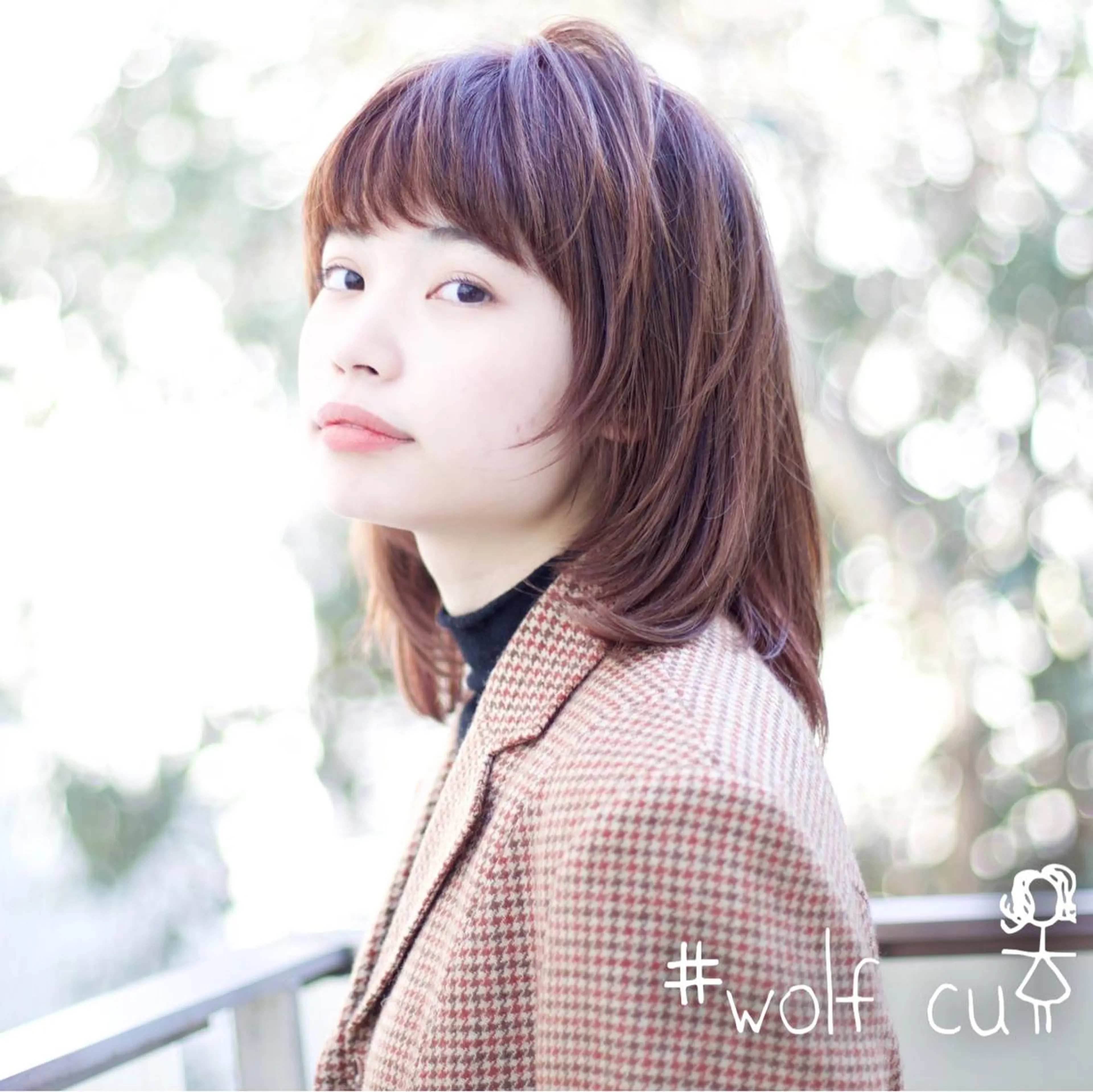 ミディアム カラー くせ毛 顔周りカット 髪質改善 似合わせカット トリートメント 渋谷レイヤーカット❌ 縮毛矯正専門/武田涼のヘアスタイル