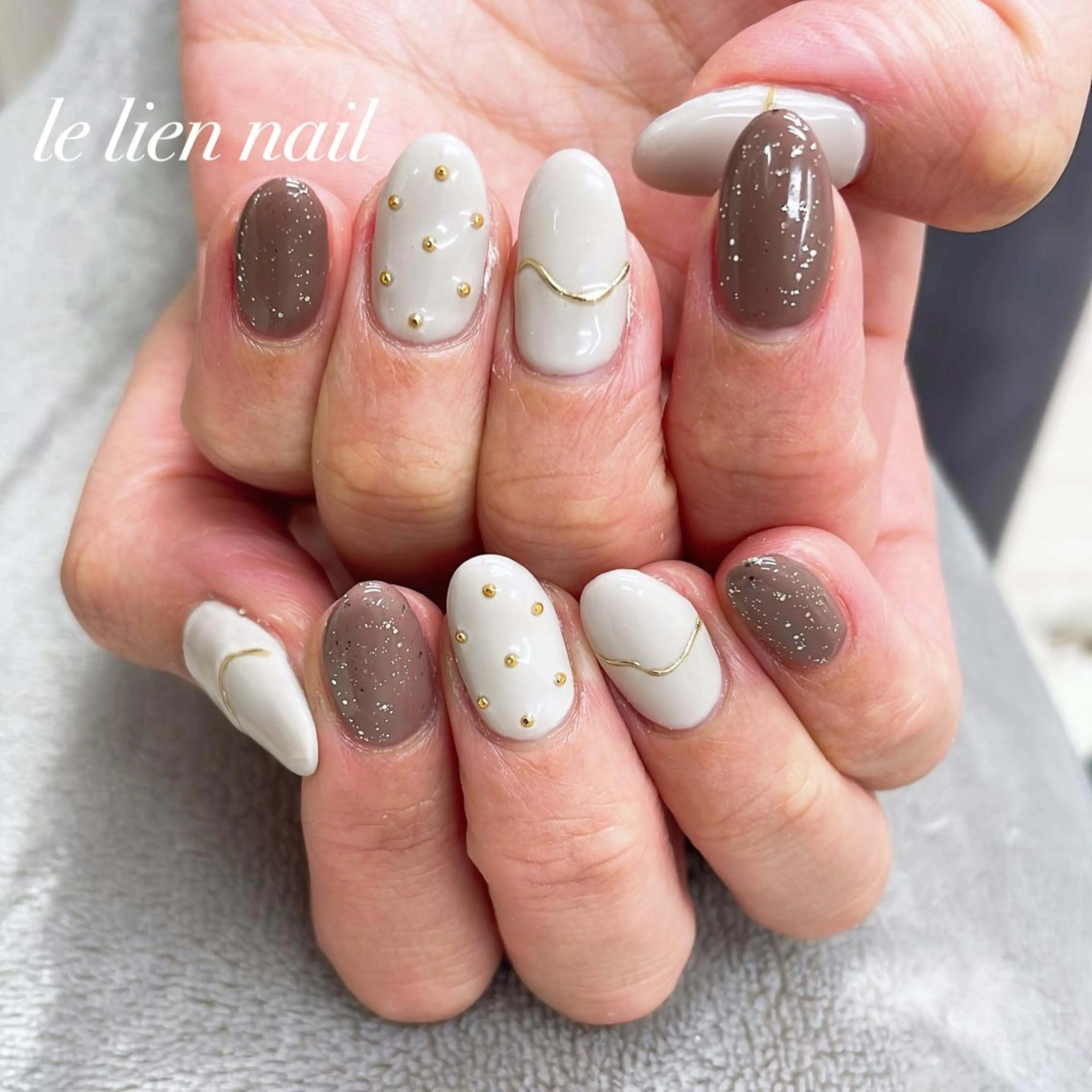 ミディアム le lien nailのネイルデザイン