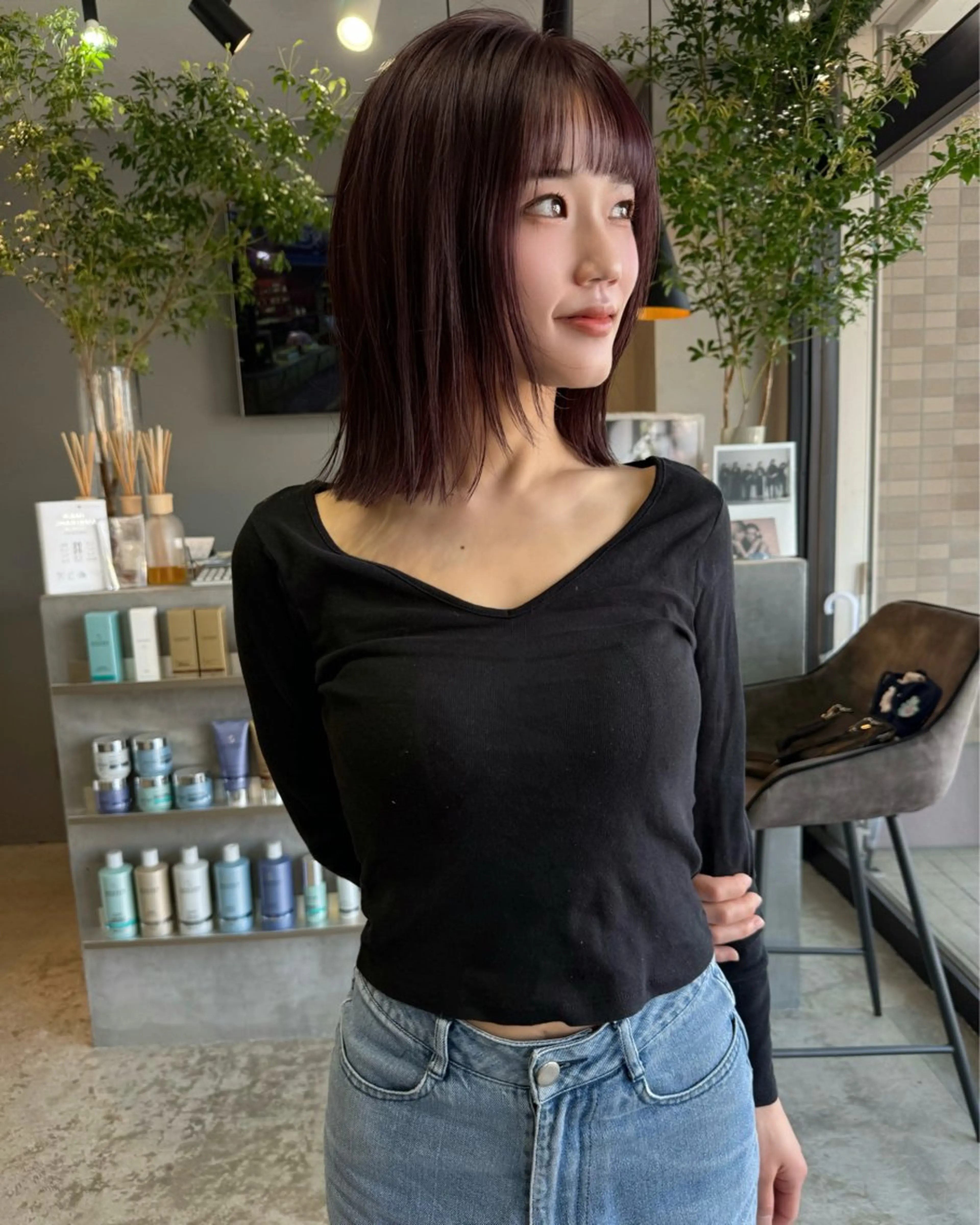 ミディアム カット ヘアカラー トリートメント HELIM所属・🍀石川尚之🍀 HELIMのヘアスタイル