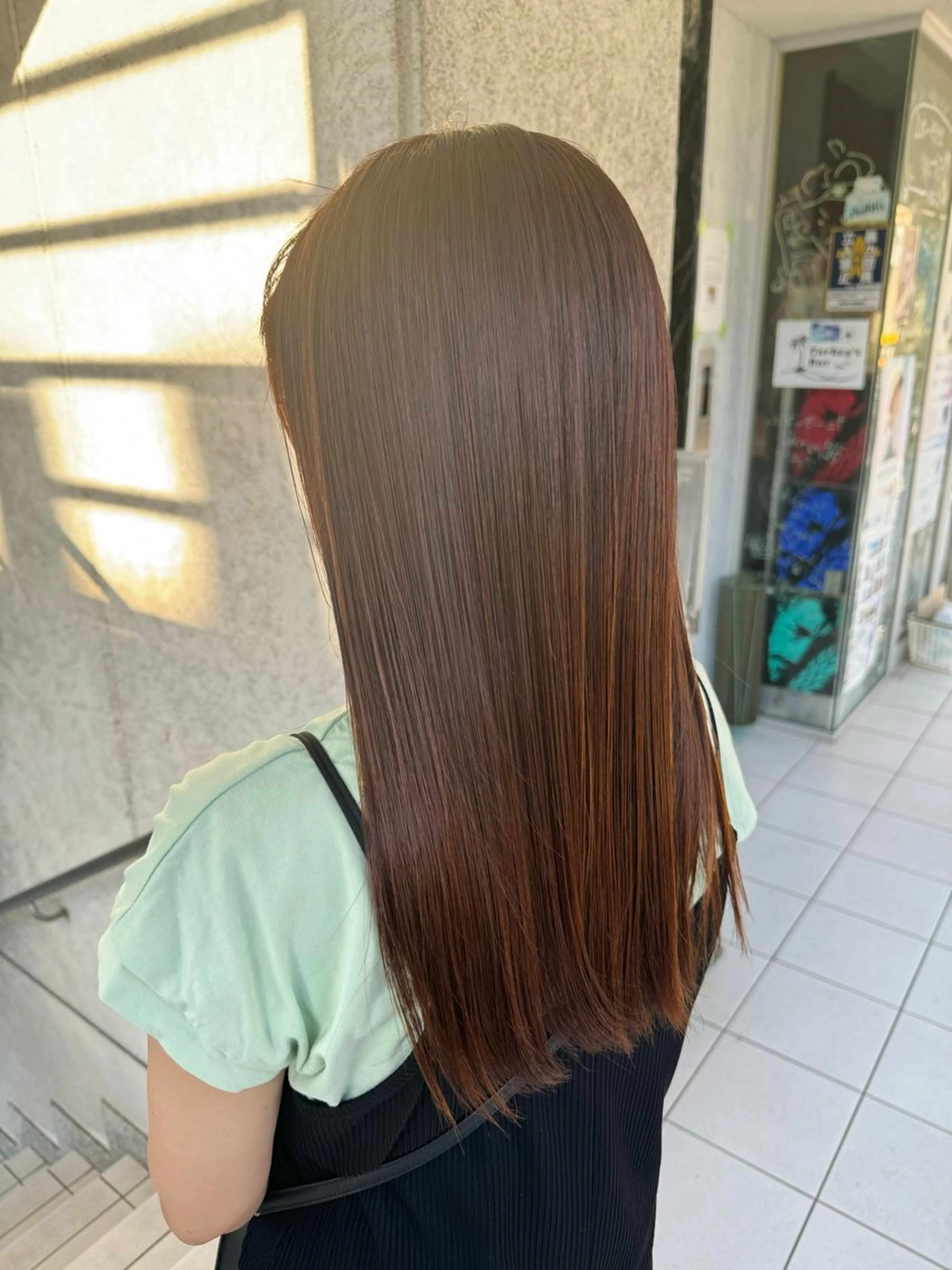 ロング カラー ヘアカラー トリートメント 椎葉 祐也のヘアスタイル