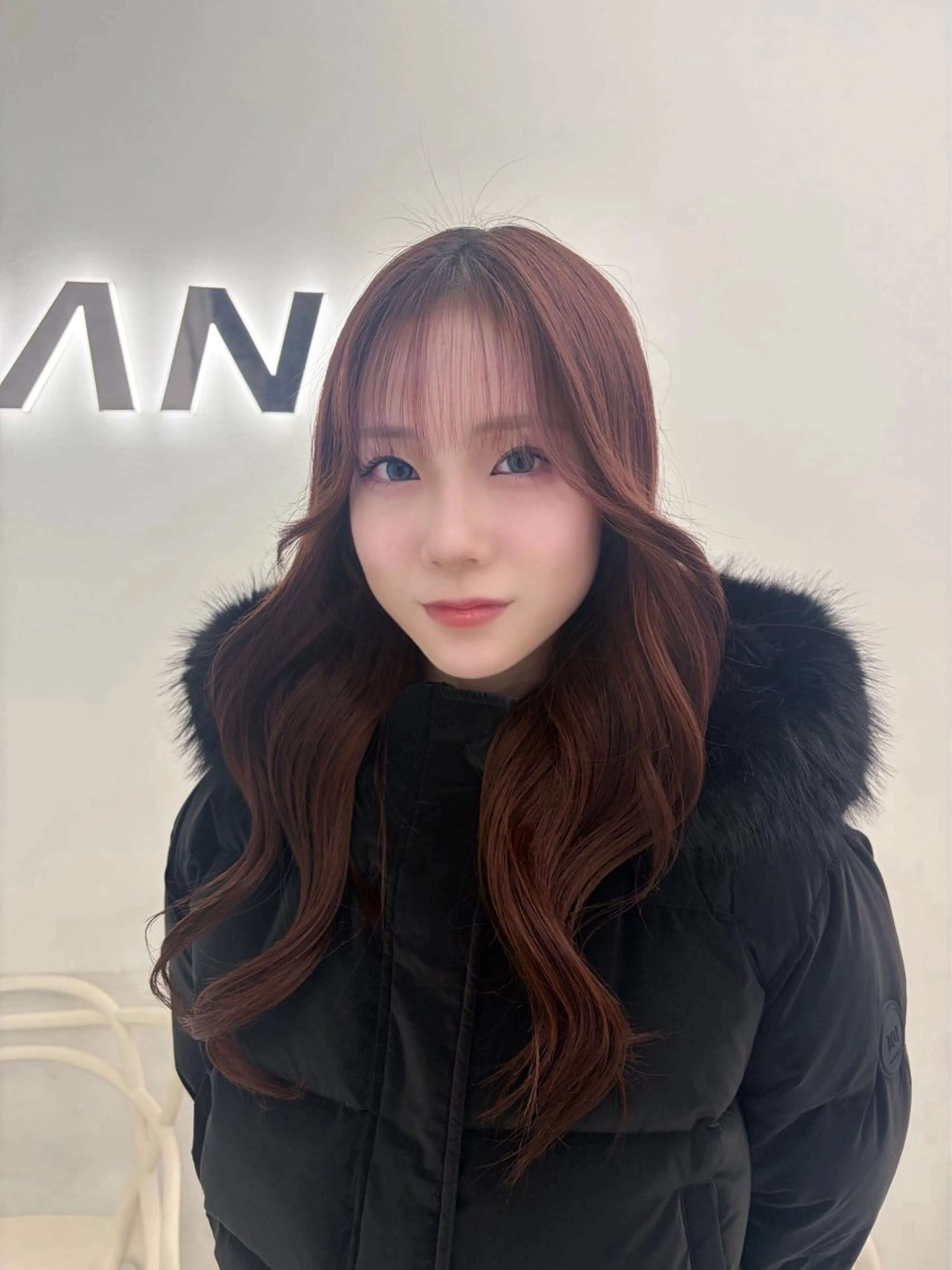 カラー girlな暖色ヘア 🪽🫧ハルナ🎀のヘアスタイル