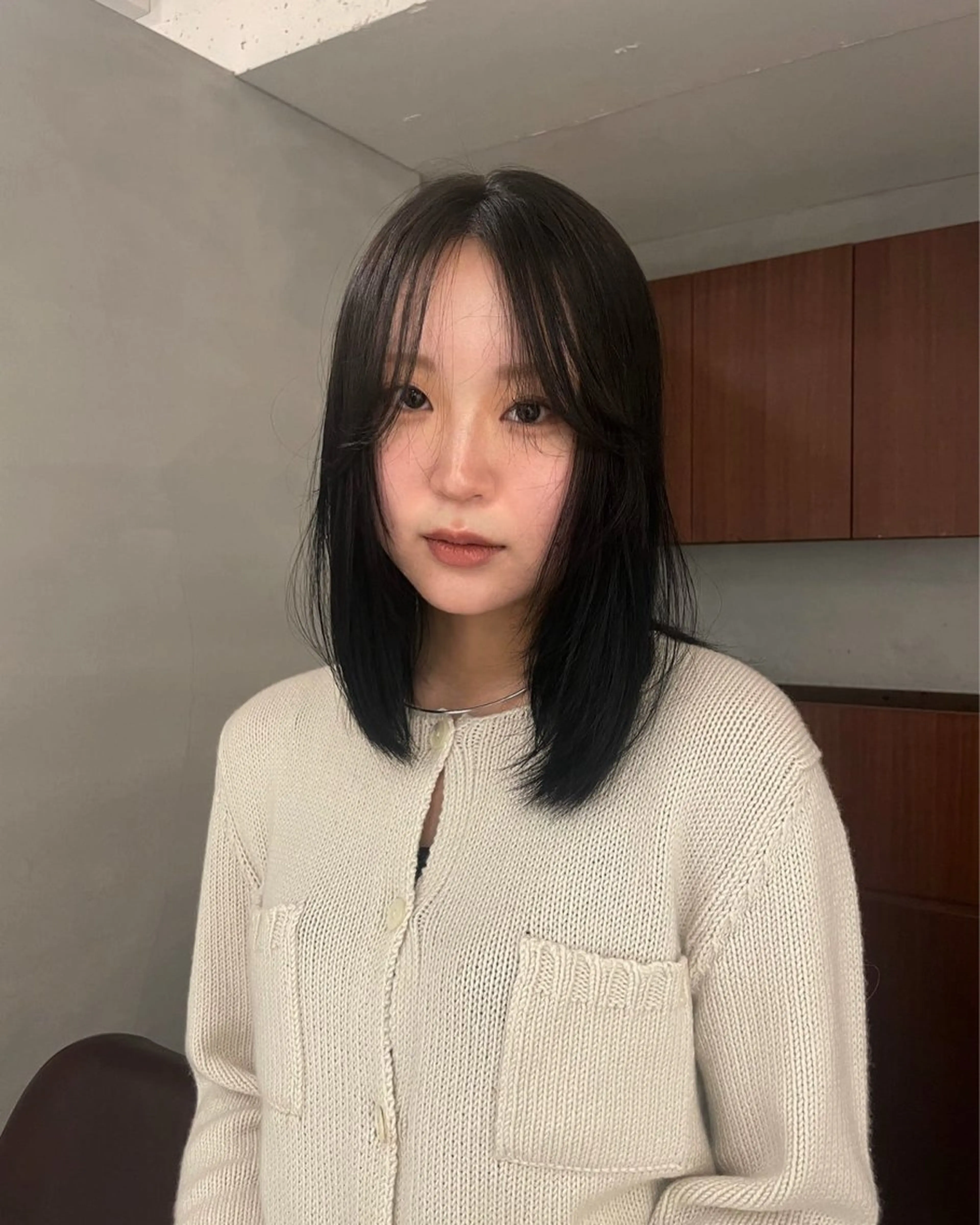 ワンカラーで作る透明感カラー🫐の写真