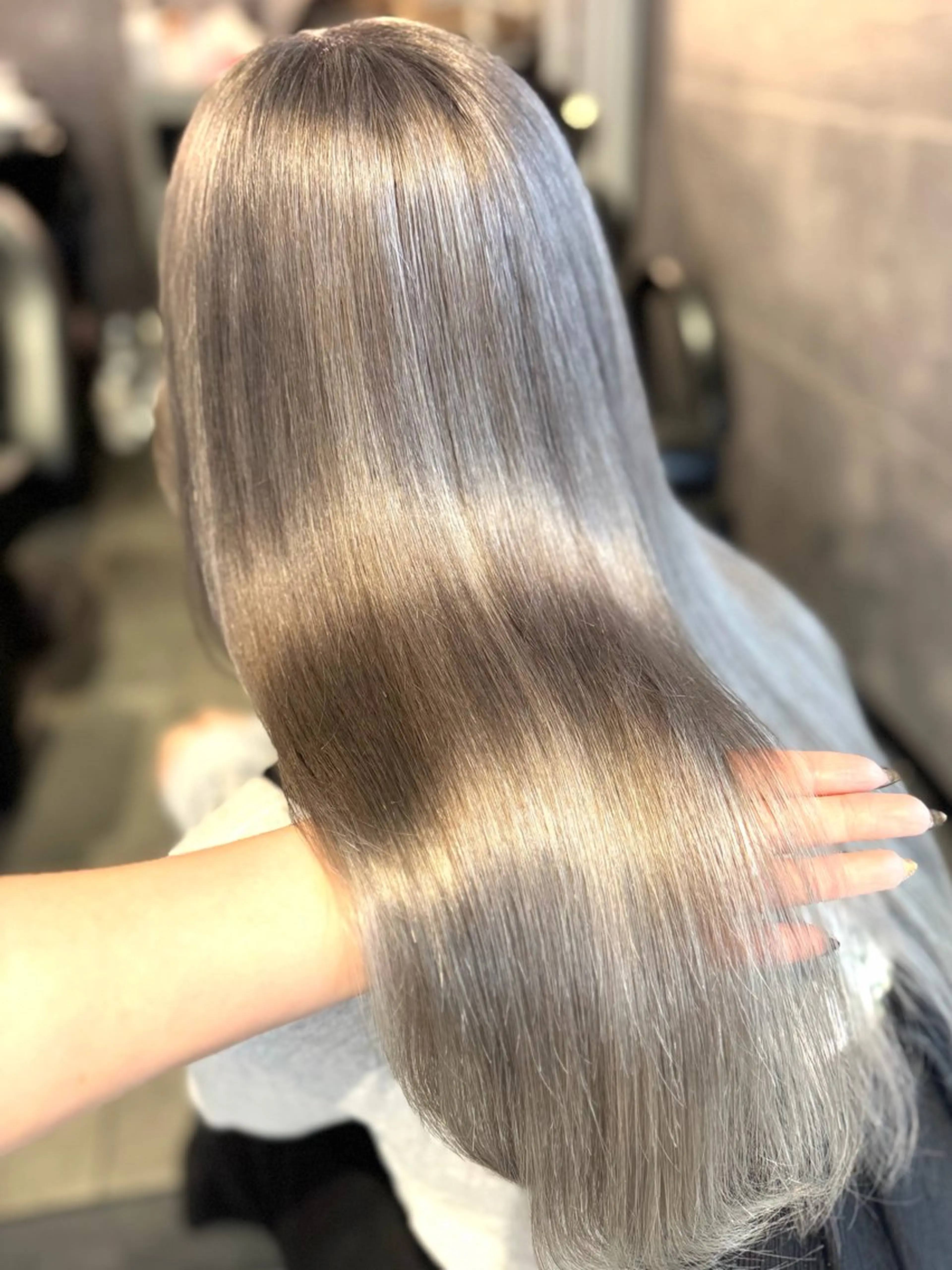 ロング トリートメント 🩶鈴木茉奈🩶艶髪 /透明感/暖色カラーのヘアスタイル