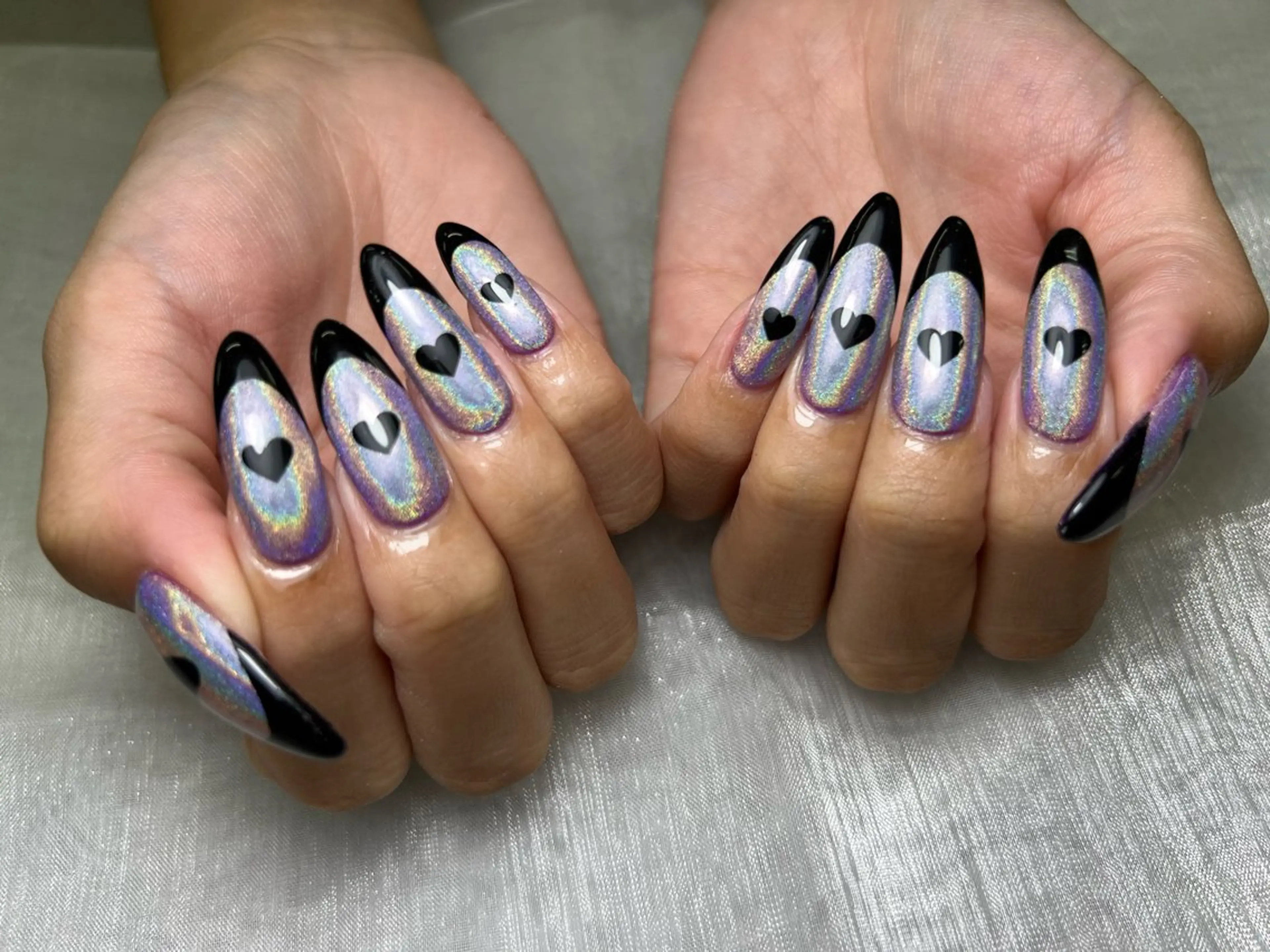 ネイル ハンドネイル Mana‪ ‪·͜· ❤︎‬のネイルデザイン