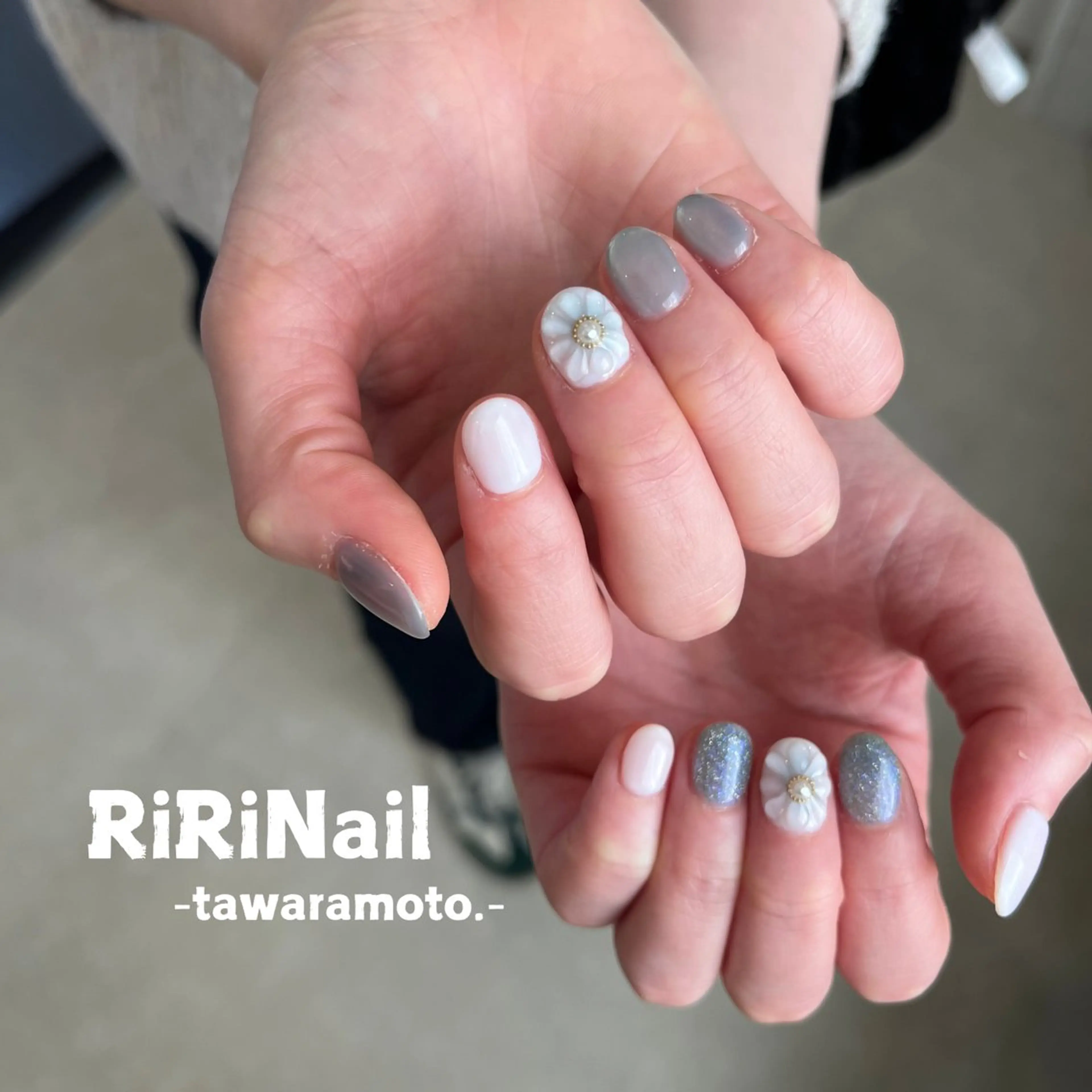 ネイル マグネットネイル ワンカラーネイル RiRiNail ☀︎ayakaのネイルデザイン