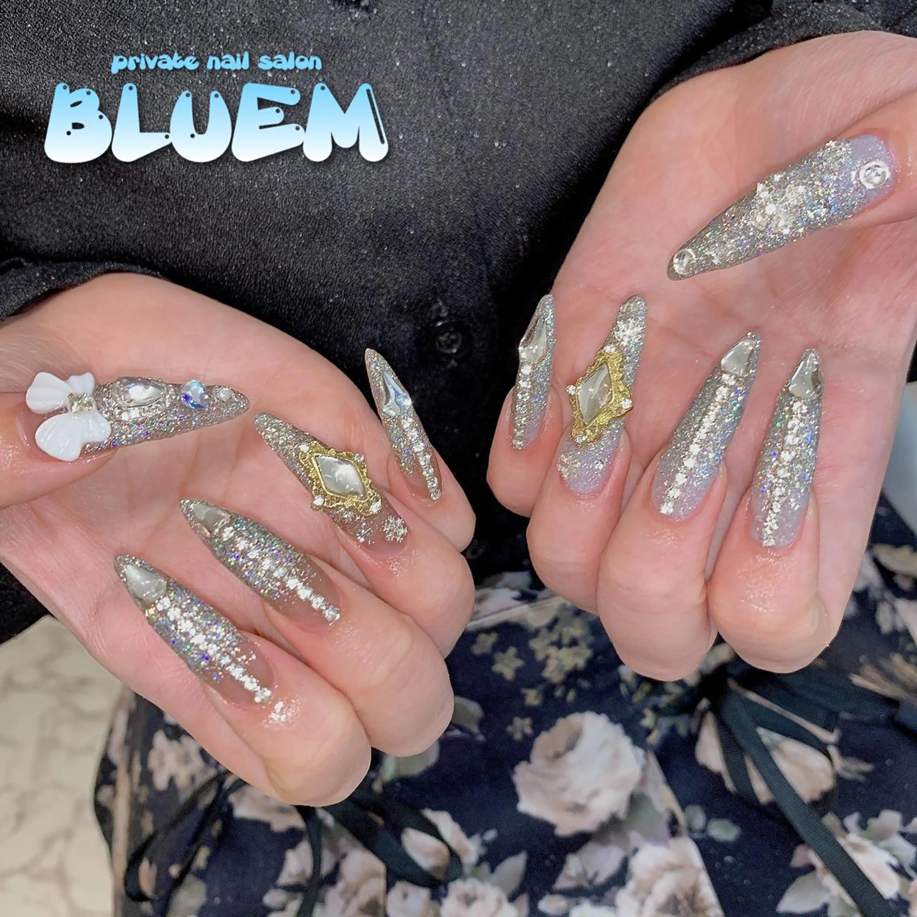 ネイル ハンドネイル BLUEM なな🐶のネイルデザイン