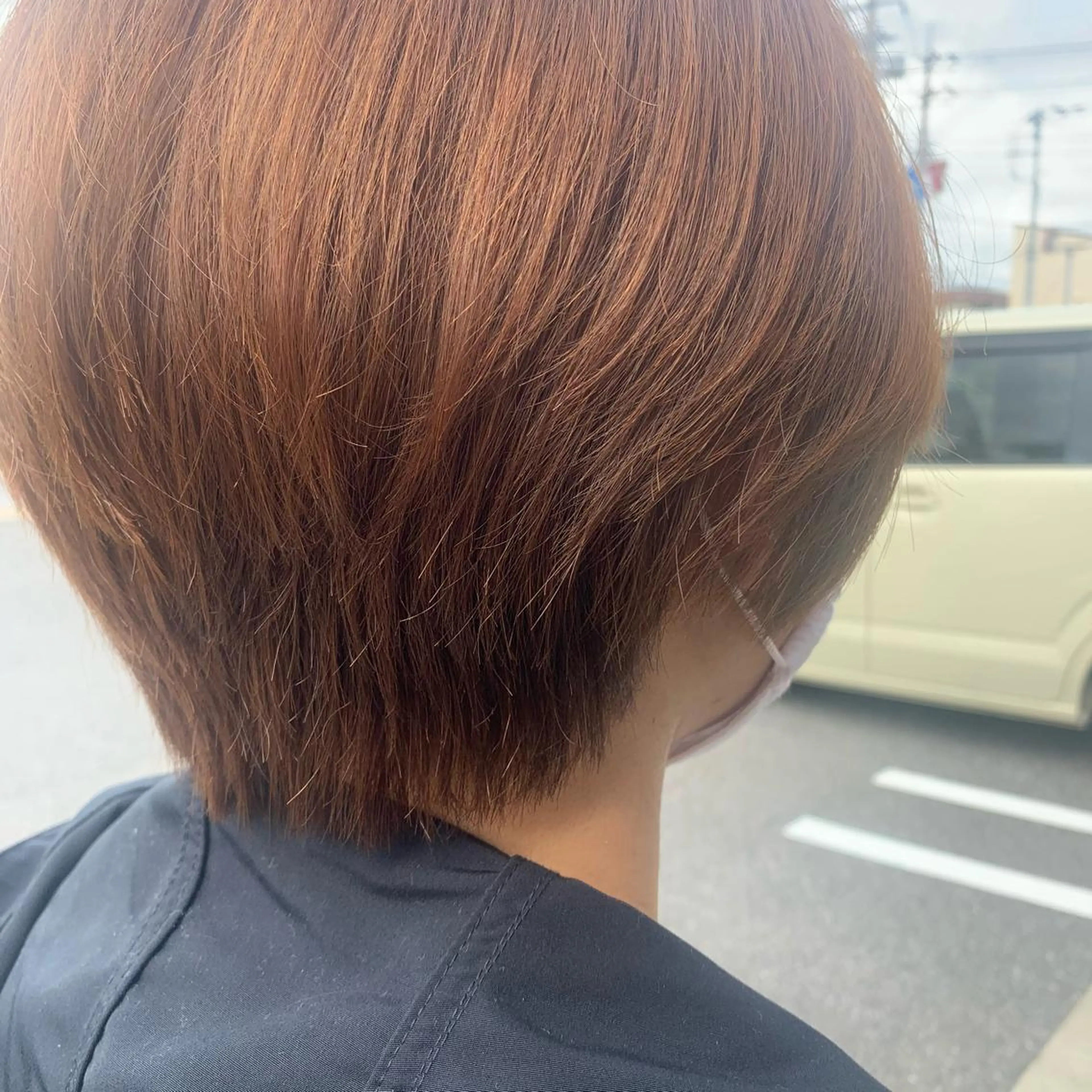 ショート 艶カラー/顔周り🌸 自由が丘/工藤さくらのヘアスタイル