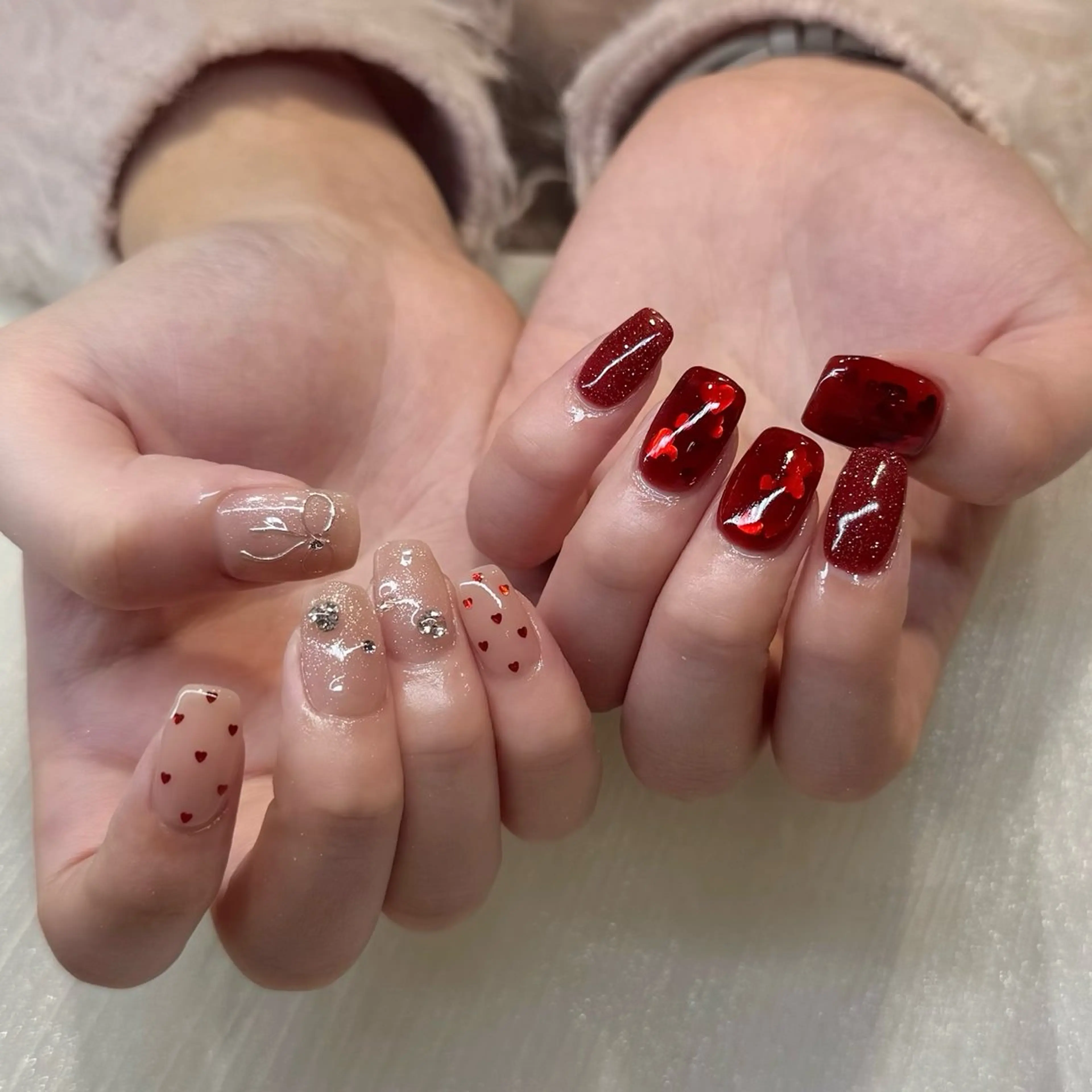 ネイル ハンドネイル 新井 ひなののネイルデザイン