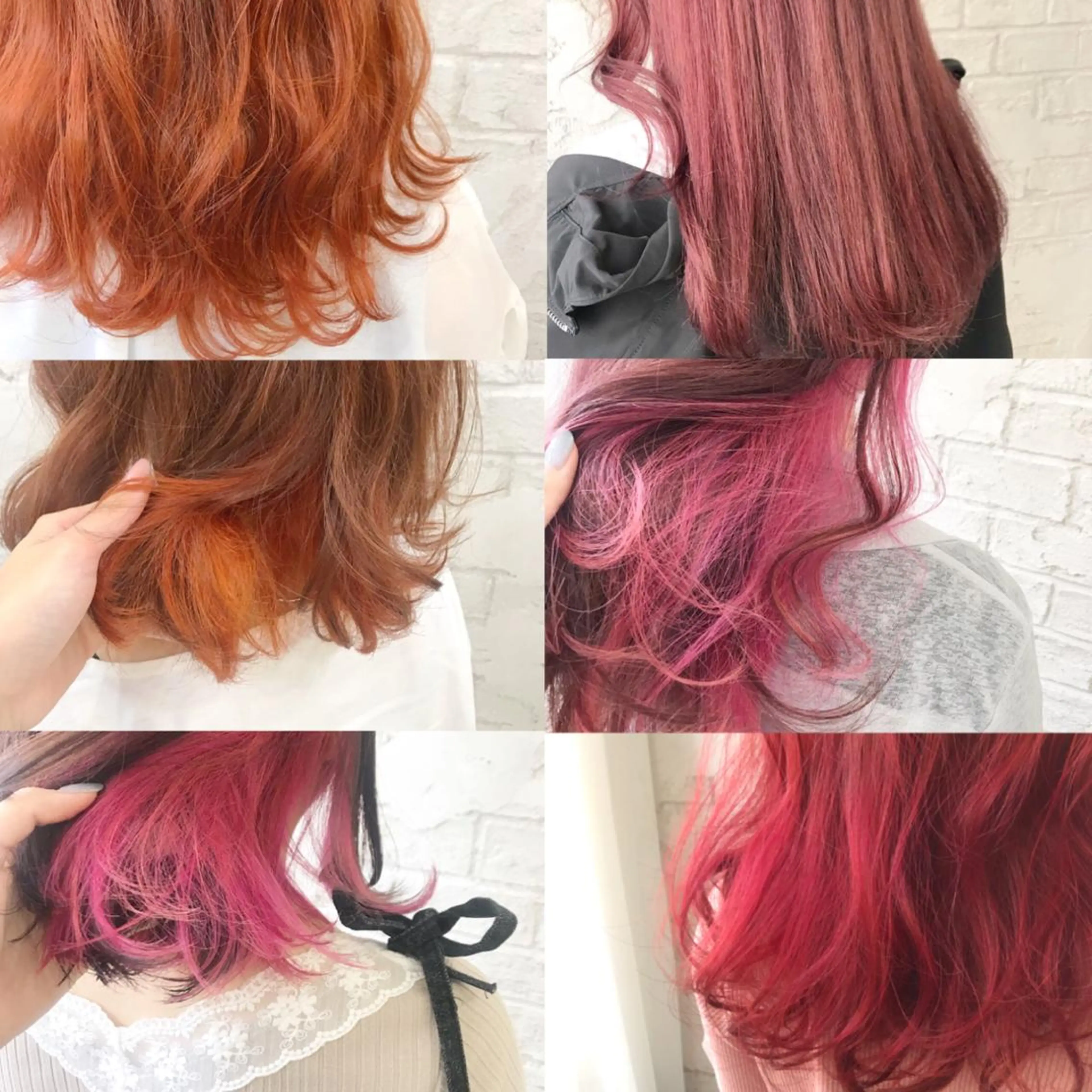 ロング カラー オリーブ/アッシュ やわらか透明感カラーのヘアスタイル