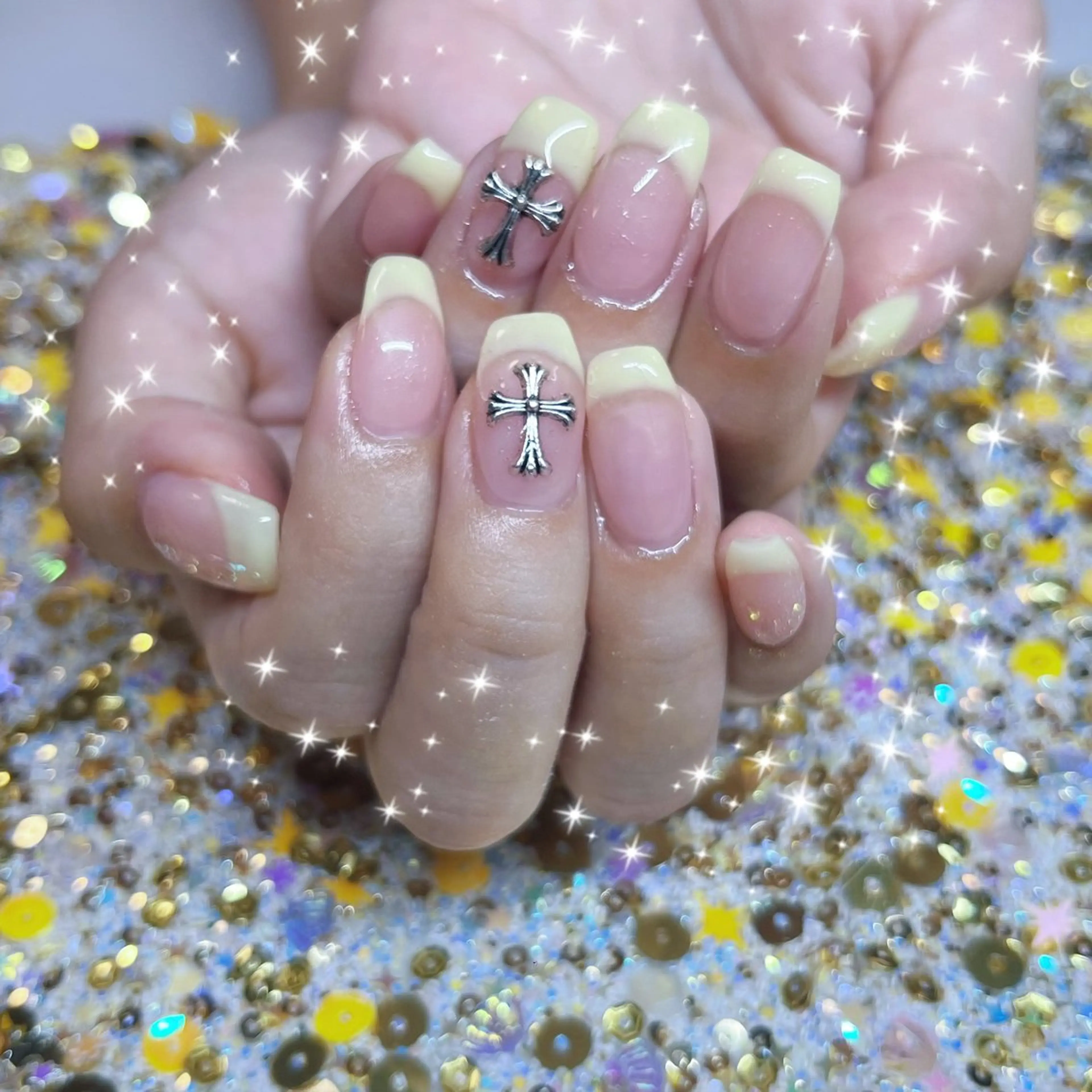 ネイル パーツ全部¥110 サロンミミのネイルデザイン