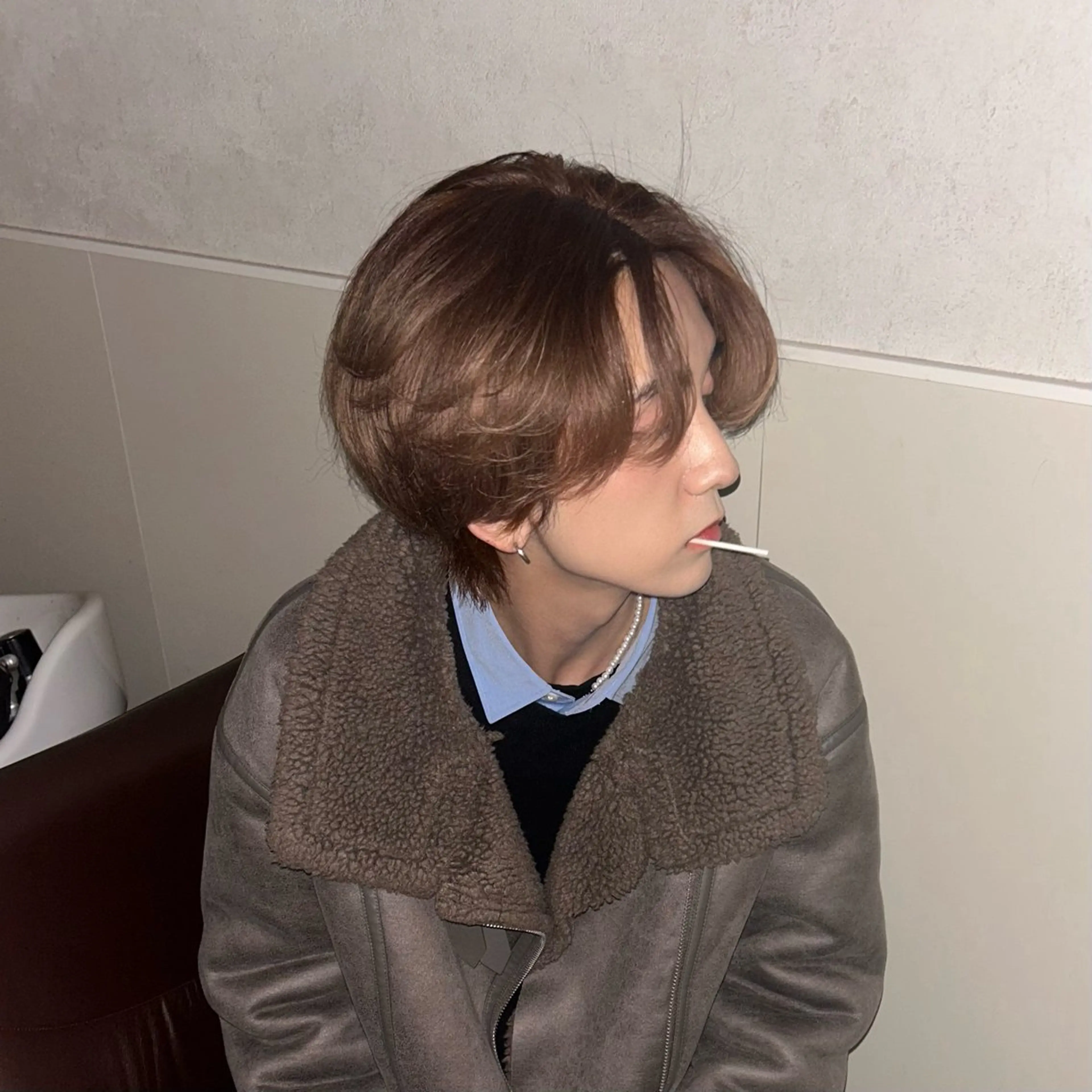 カラー メンズ 韓国レイヤー kira🌛のヘアスタイル