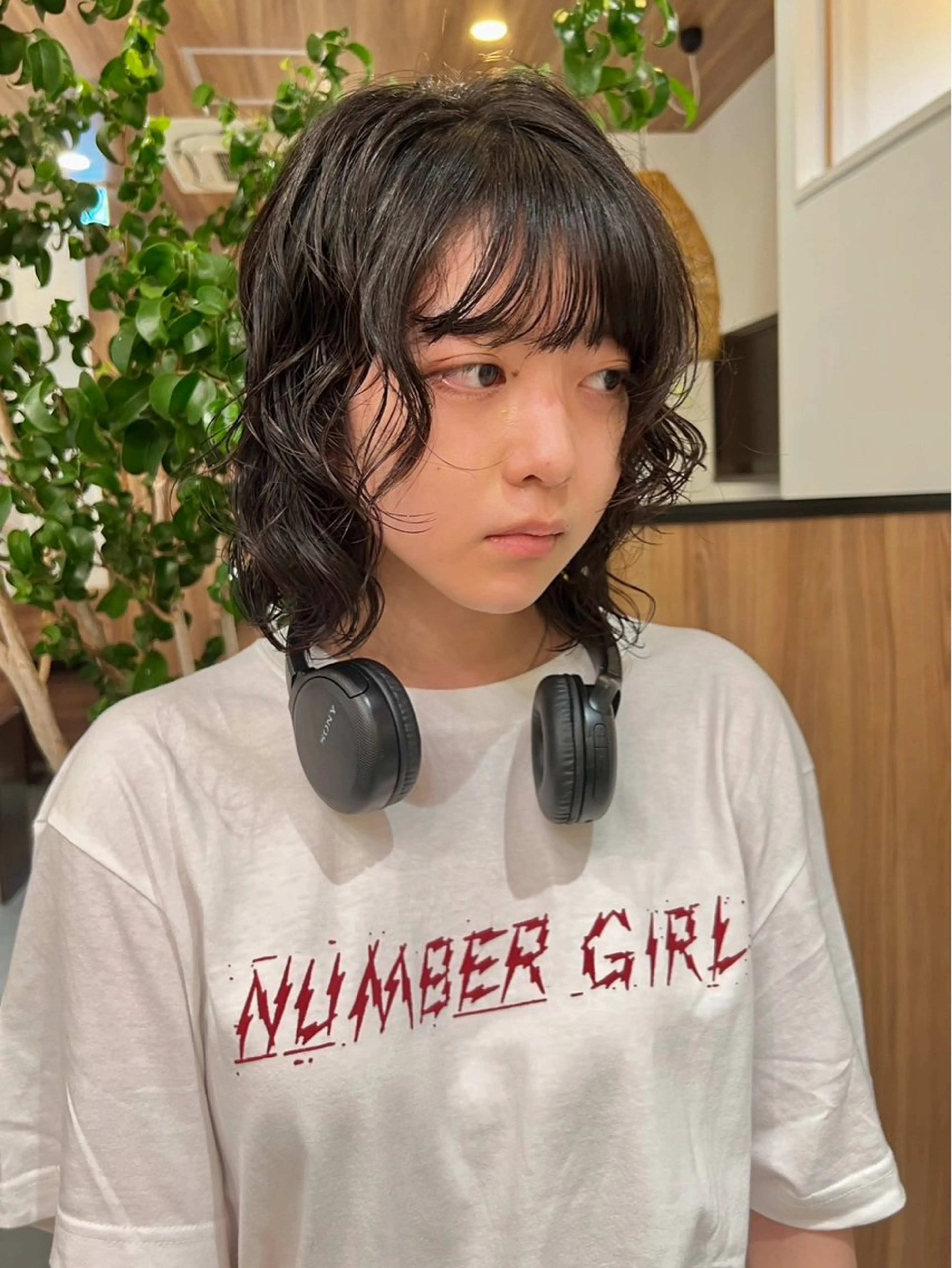 ミディアム パーマ 穂乃香 BEAUTRIUMのヘアスタイル