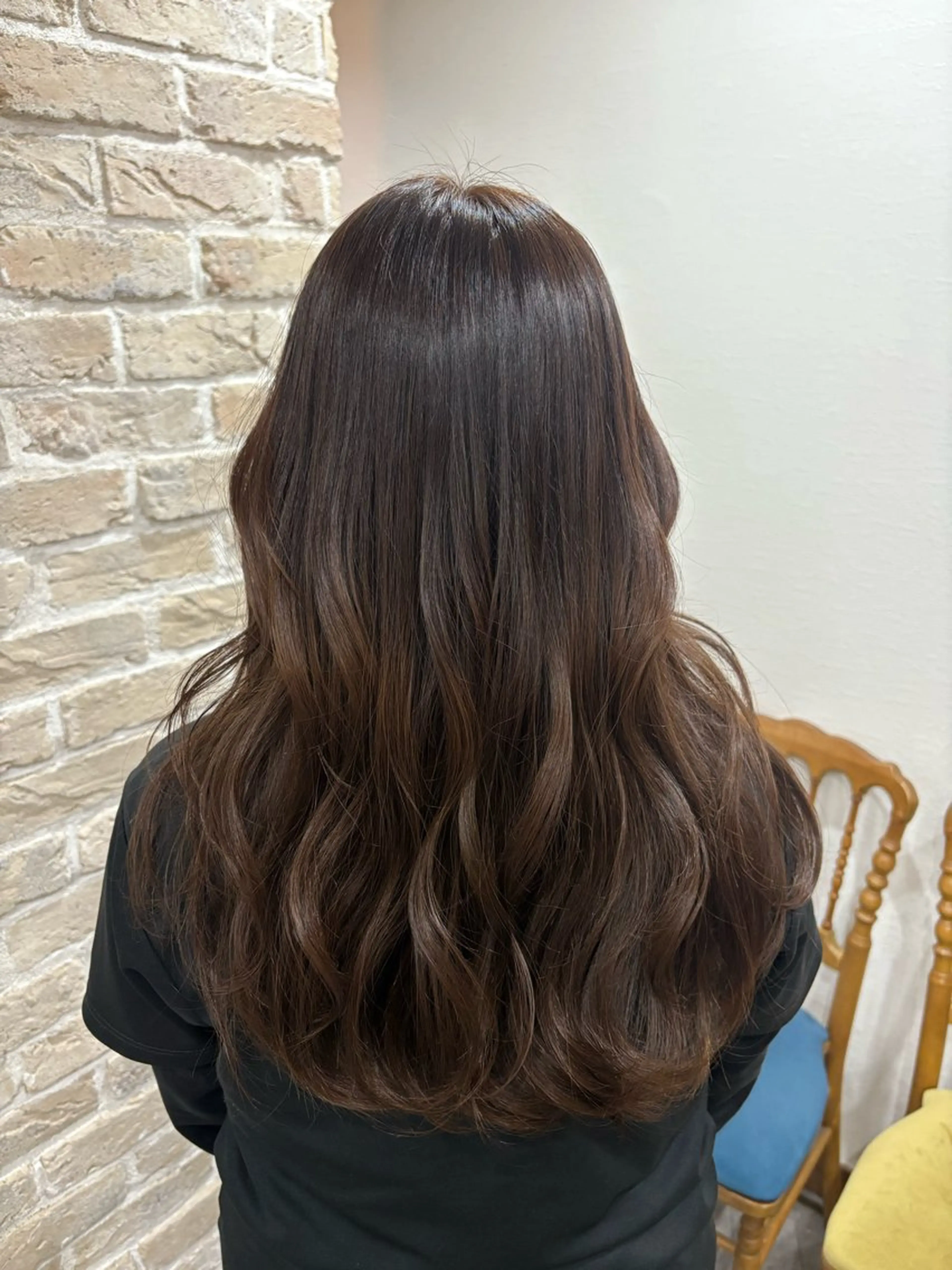 ロング カラー 堀 のえかのヘアスタイル