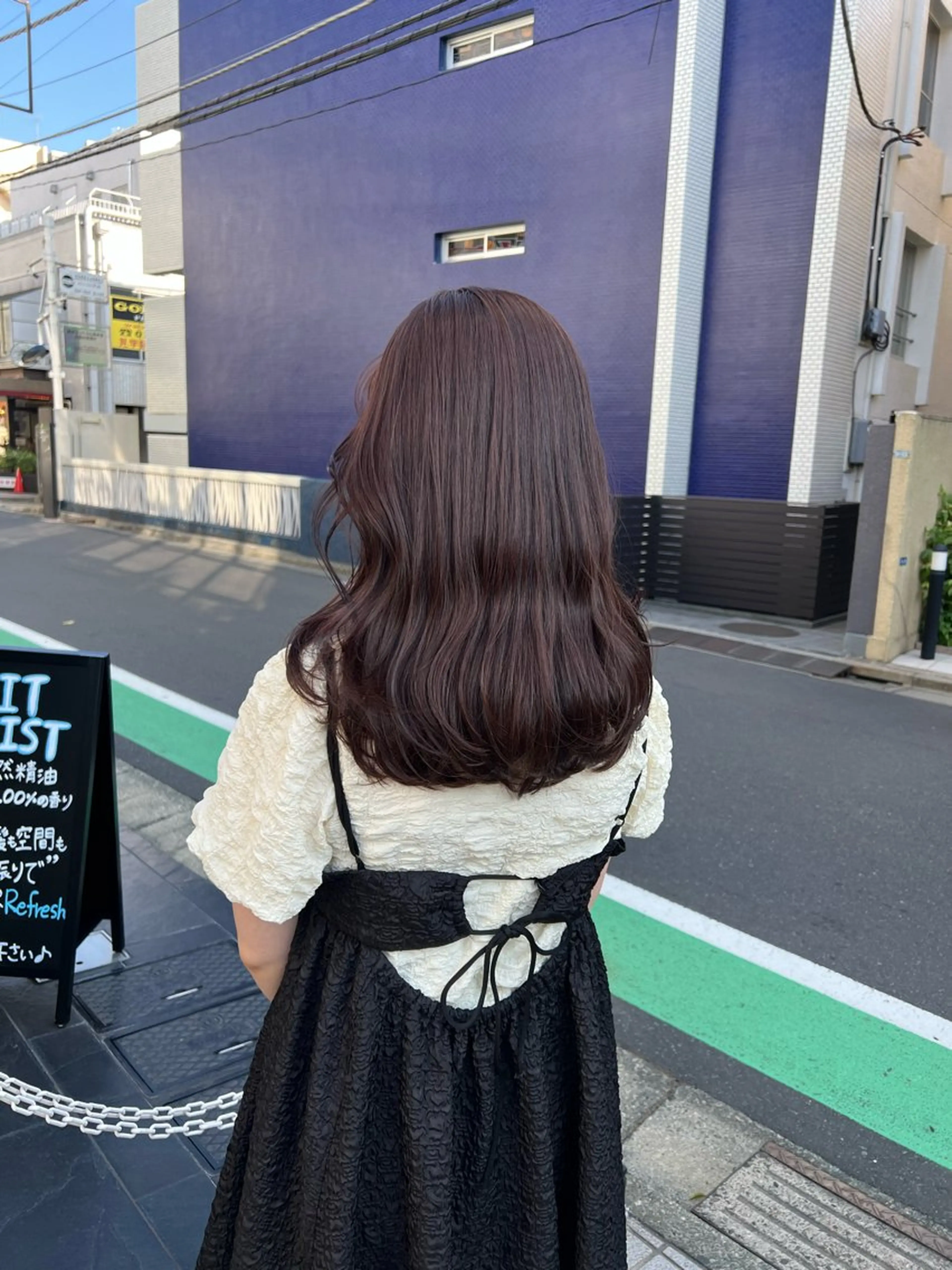 ロング カラー カット ヘアカラー トリートメント 似合わせヘア🫶🏻 つきいてるみのヘアスタイル