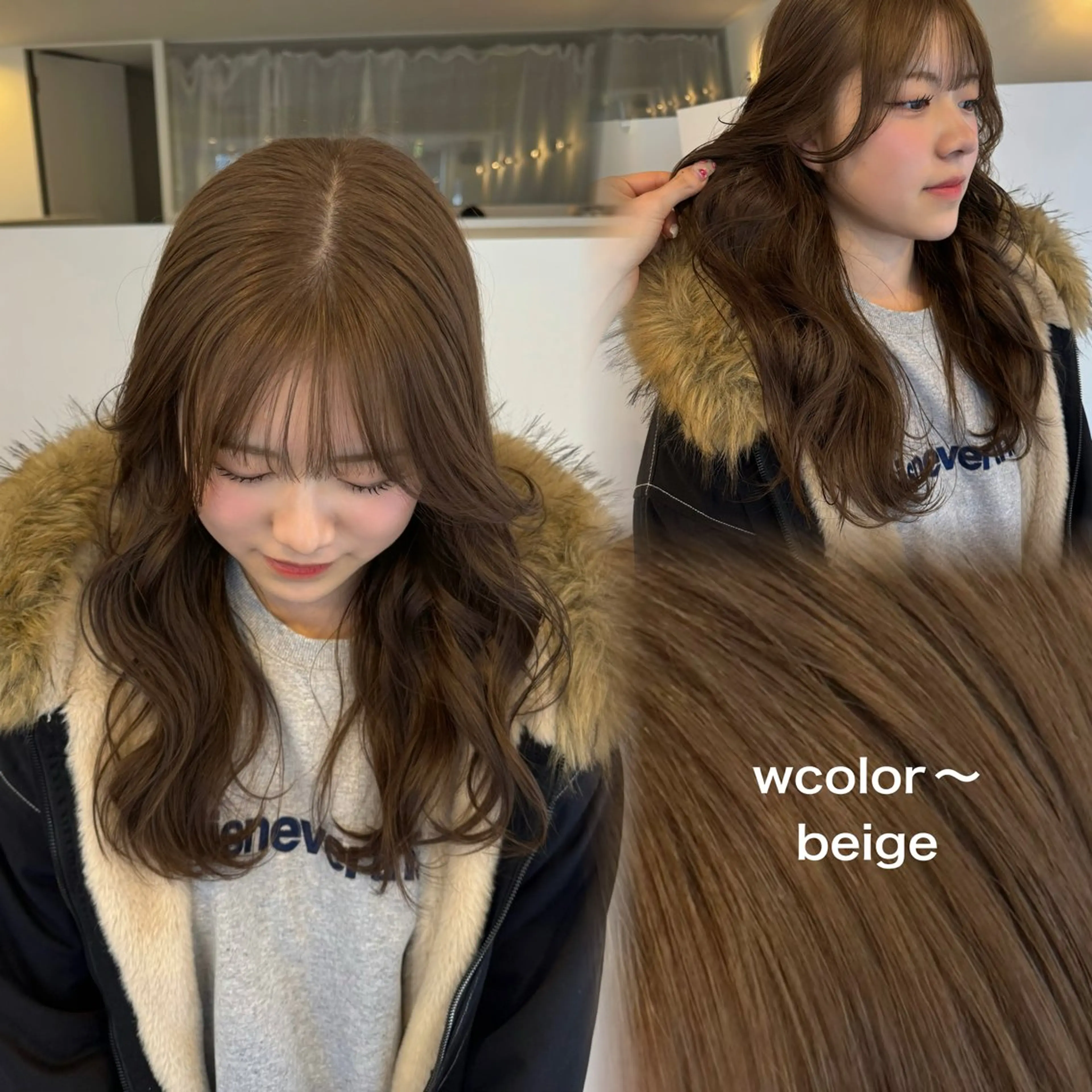 ロング カラー ブリーチ ダブルカラー インナーカラー ブリーチなしカラー ピンクカラー カット ヘアカラー トリートメント yard.長田 唯のヘアスタイル