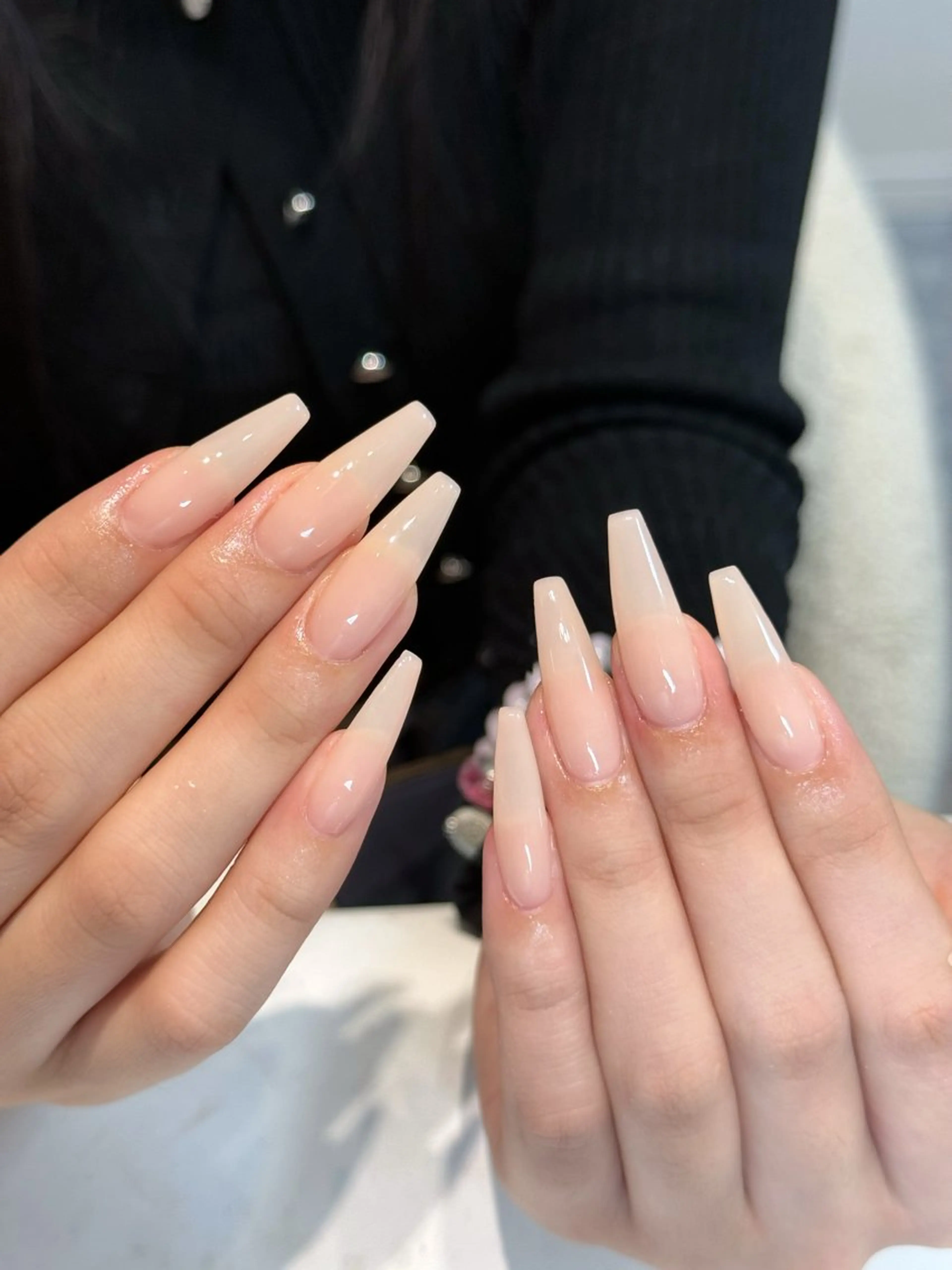 ネイル フレンチネイル ジェルネイル キラキラネイル 韓国ネイル マグネットネイル Julli NailStudioのネイルデザイン