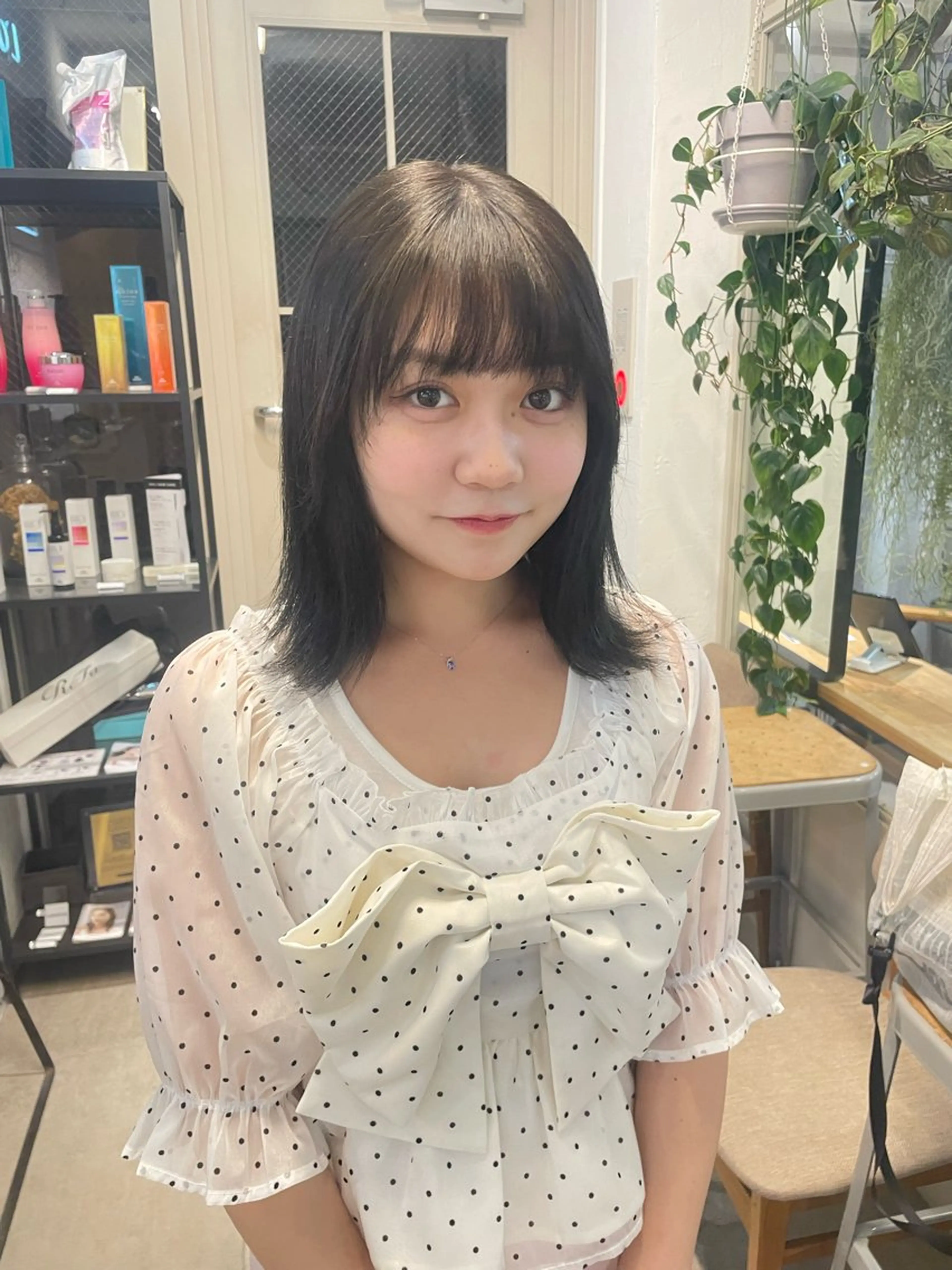 ミディアム カラー ブラウンカラー くすみブラウン 赤み消し×透明感 /🌙suwa🌙のヘアスタイル
