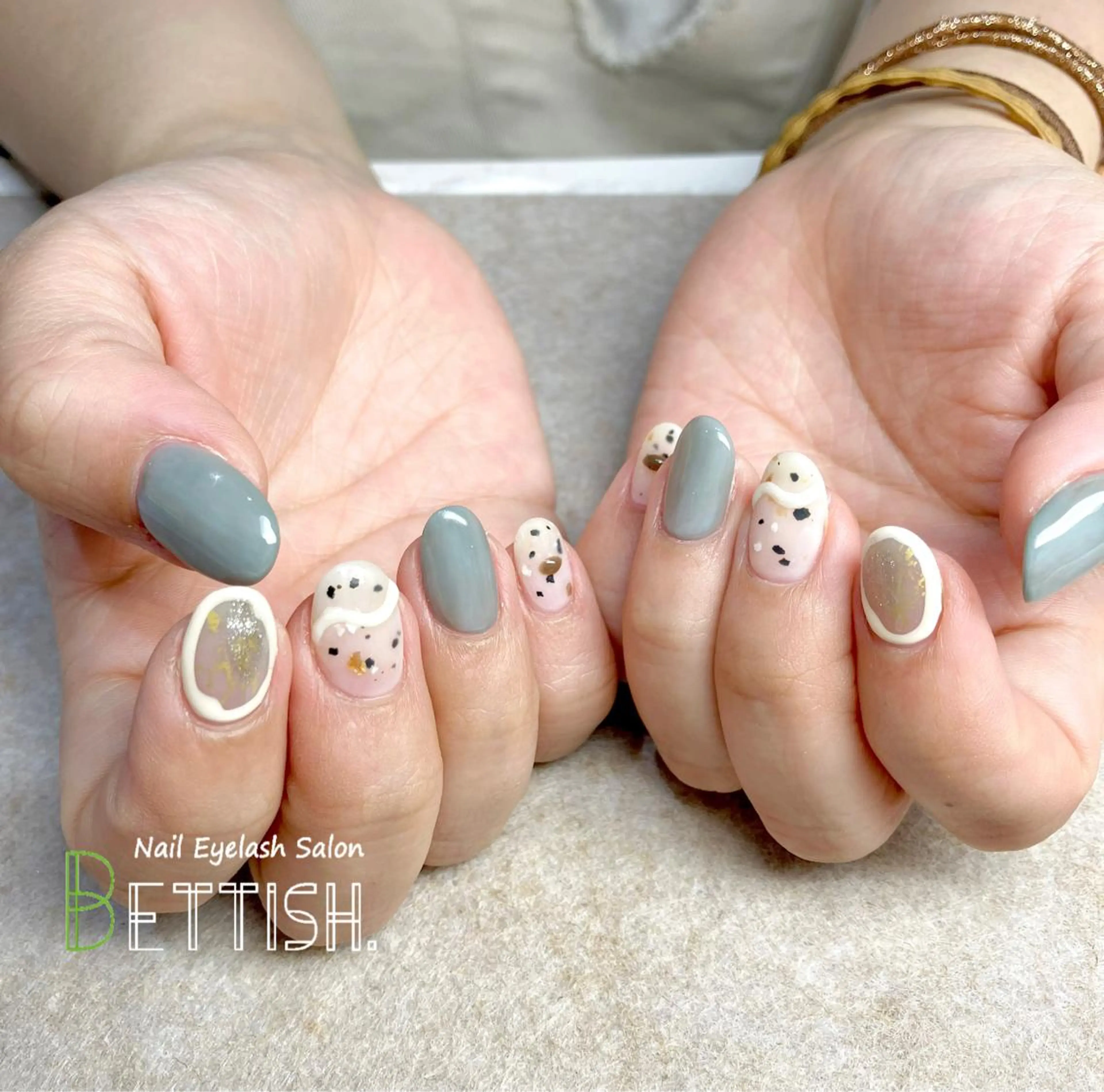 ネイル ブルー ハンドネイル BETTISH. KUMIKO☺︎︎のネイルデザイン