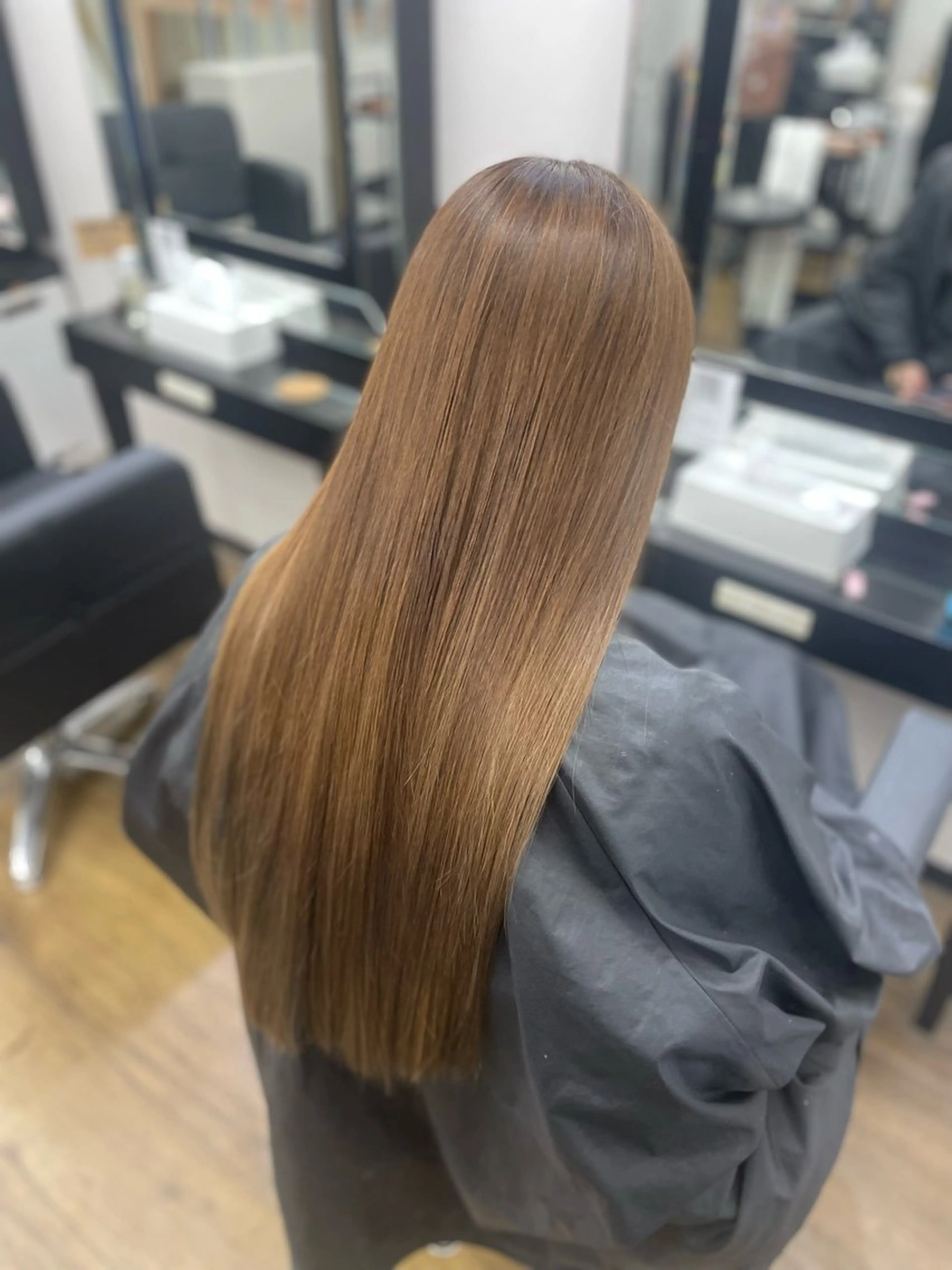 ロング トリートメント 𝙃𝘼𝙍𝙐🎀 韓国×エクステのヘアスタイル