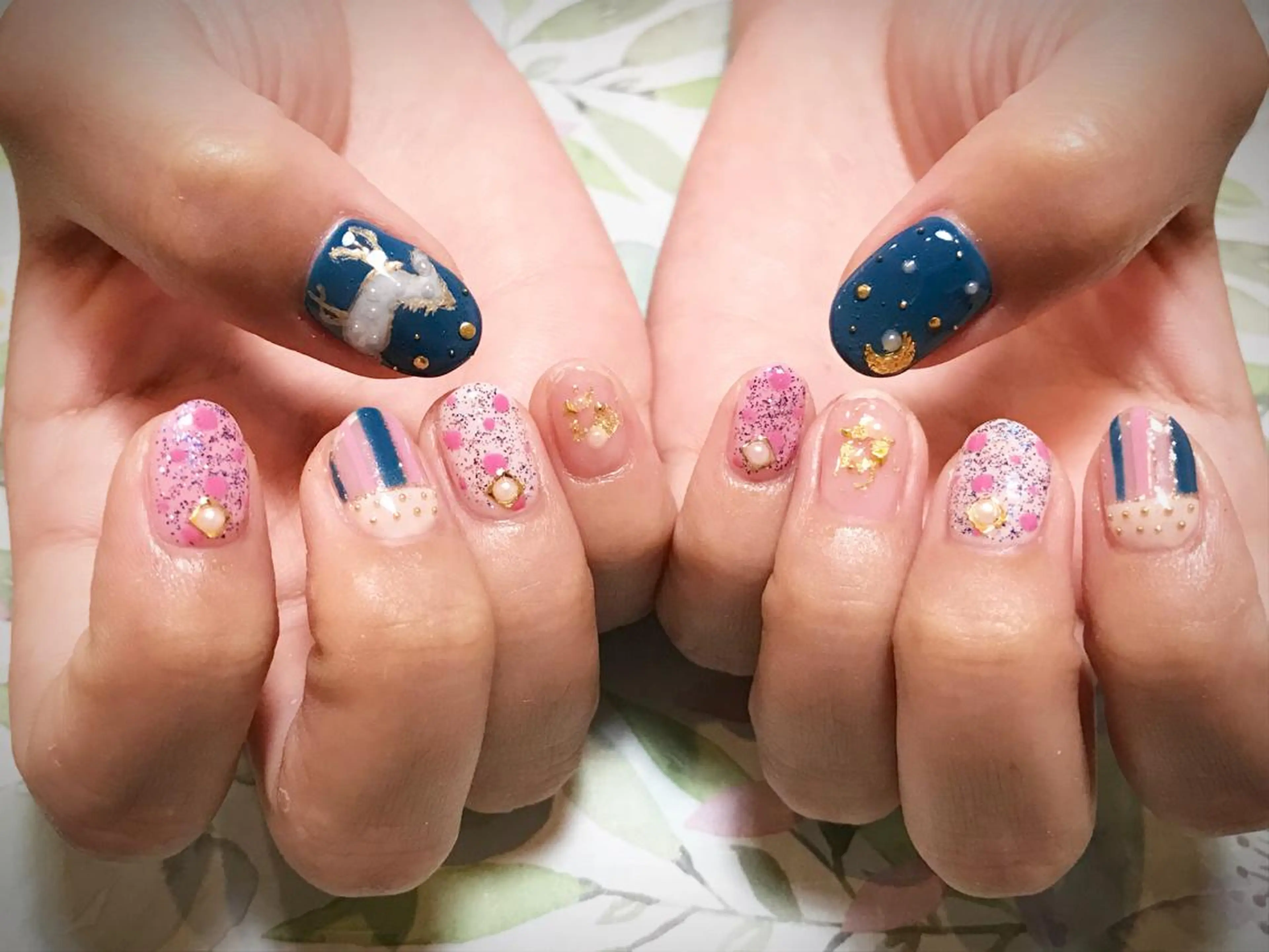 ネイル アートネイル キラキラネイル jdn kayokoのネイルデザイン