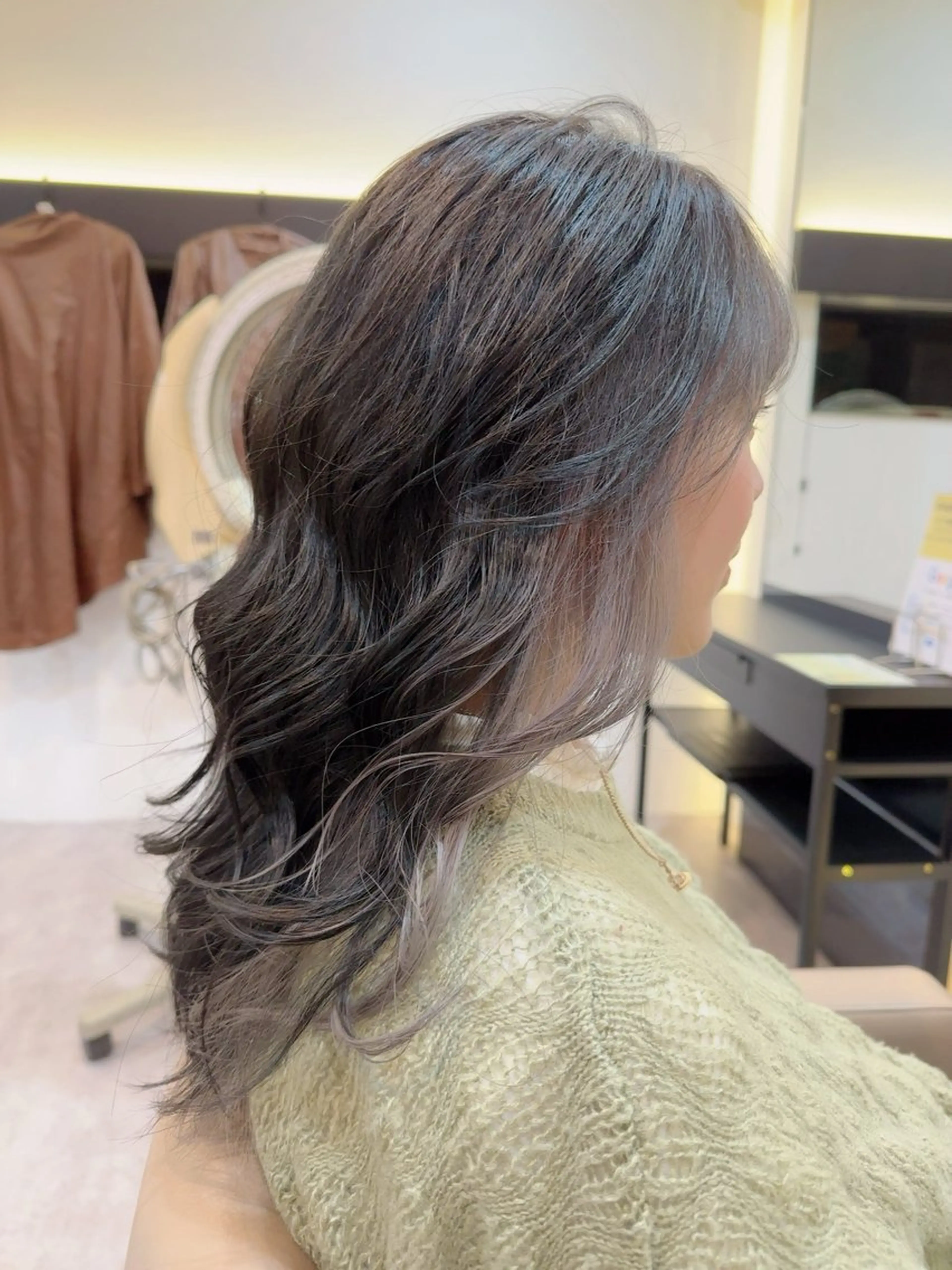 ロング カラー ヘアアレンジ RICHAIR 長嶺旬佑のヘアスタイル