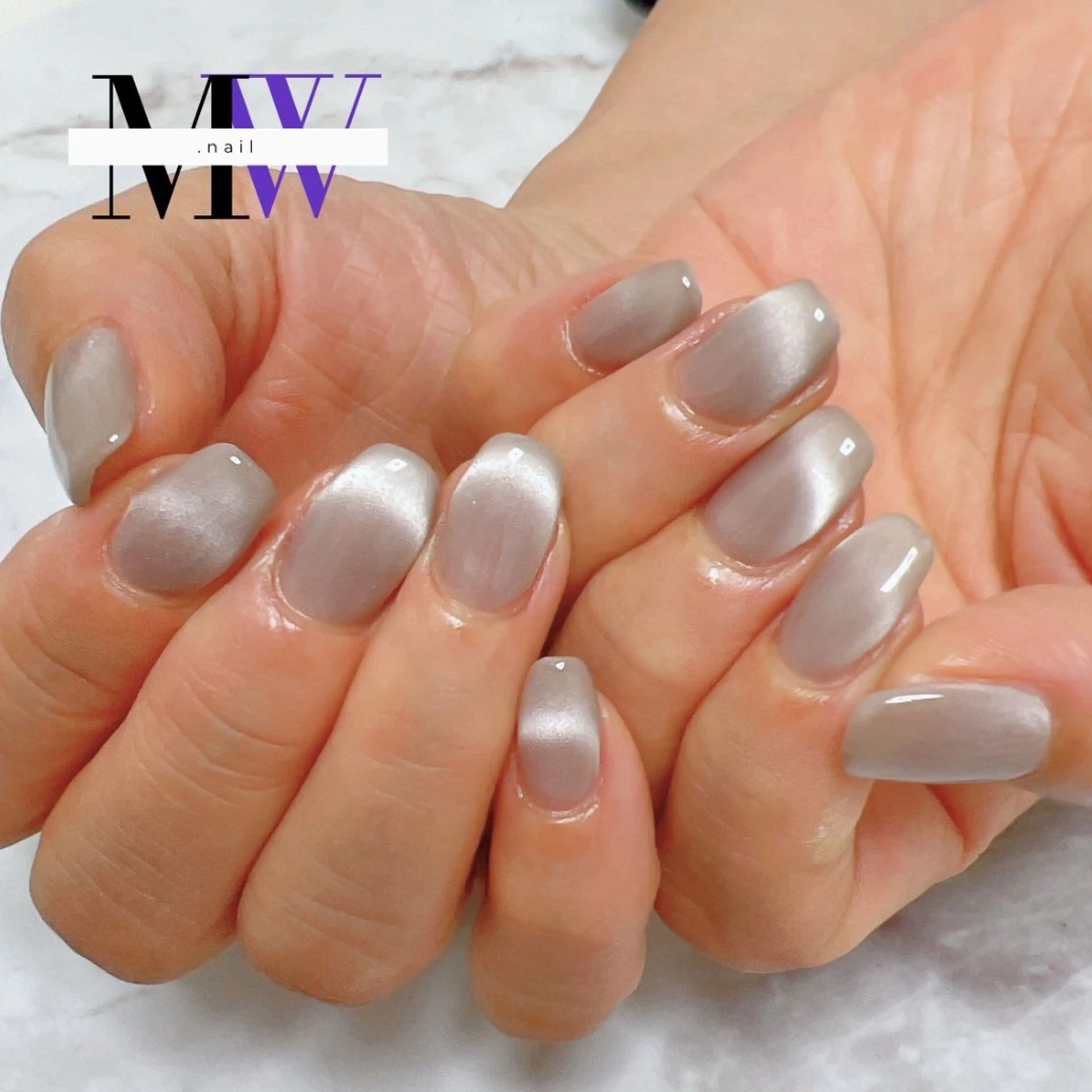 ネイル マグネットネイル ハンドネイル MW .nailのネイルデザイン