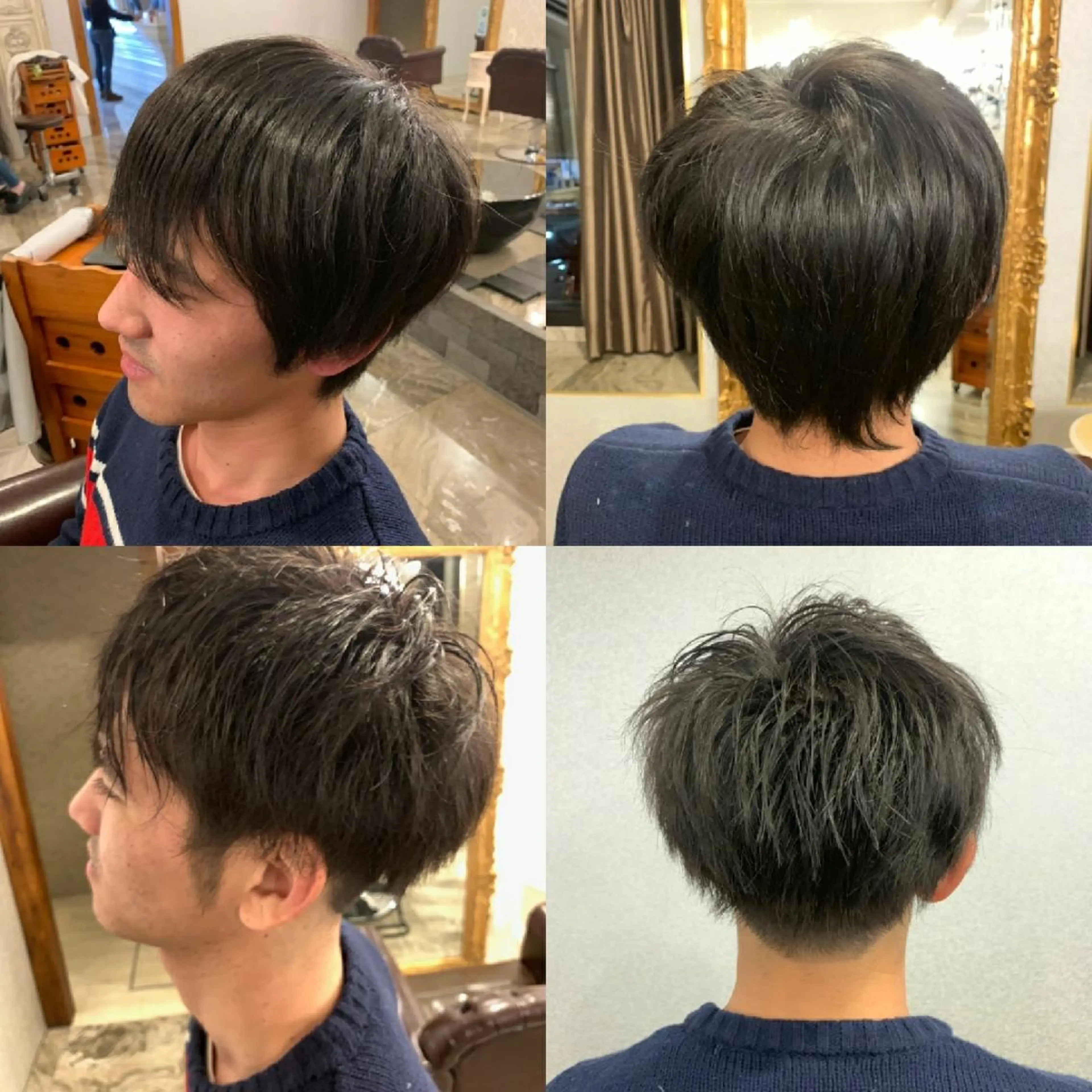 パーマ 山崎 絹人のヘアスタイル