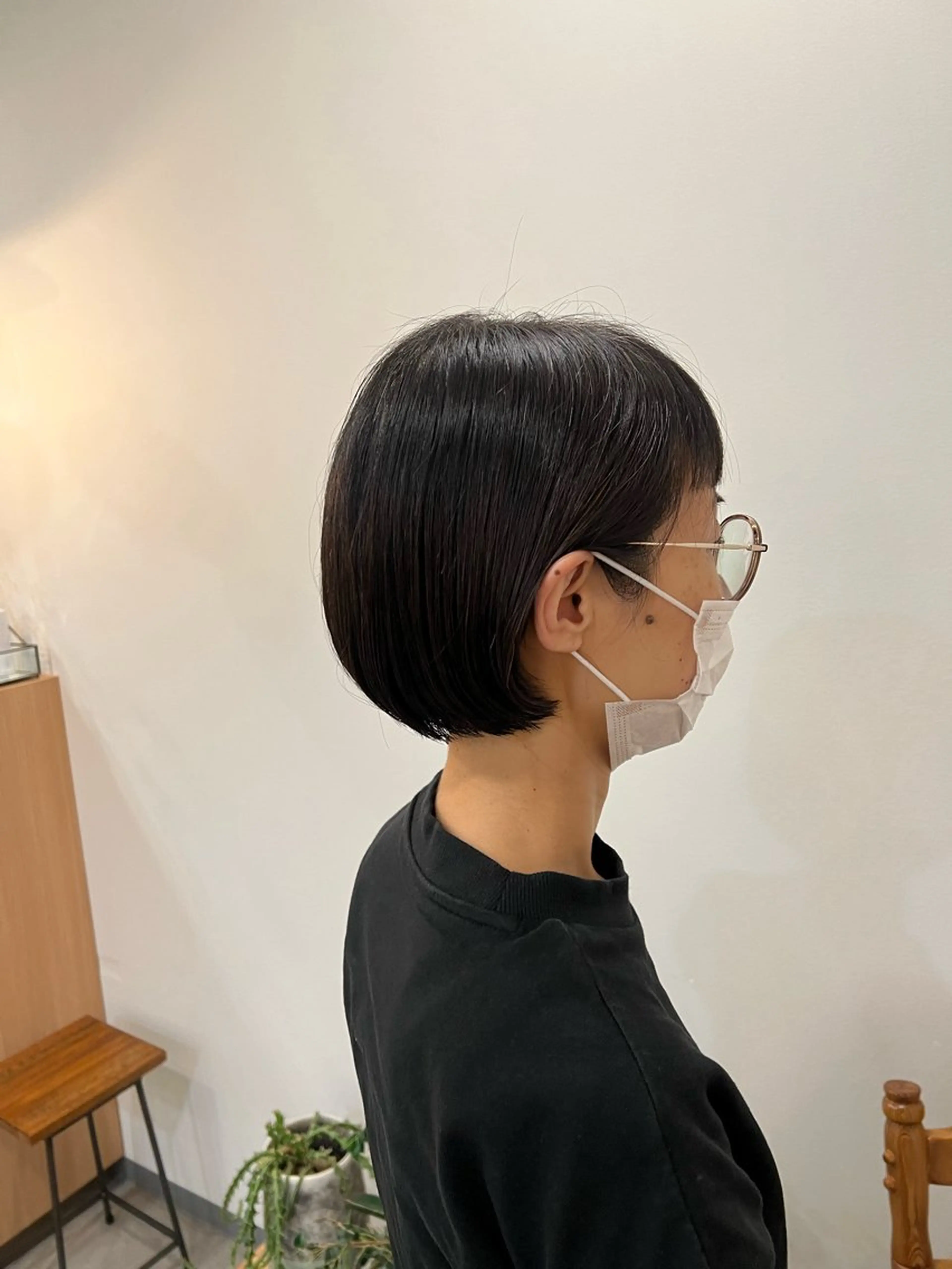 ショート ボブ 今田 飛奈のヘアスタイル