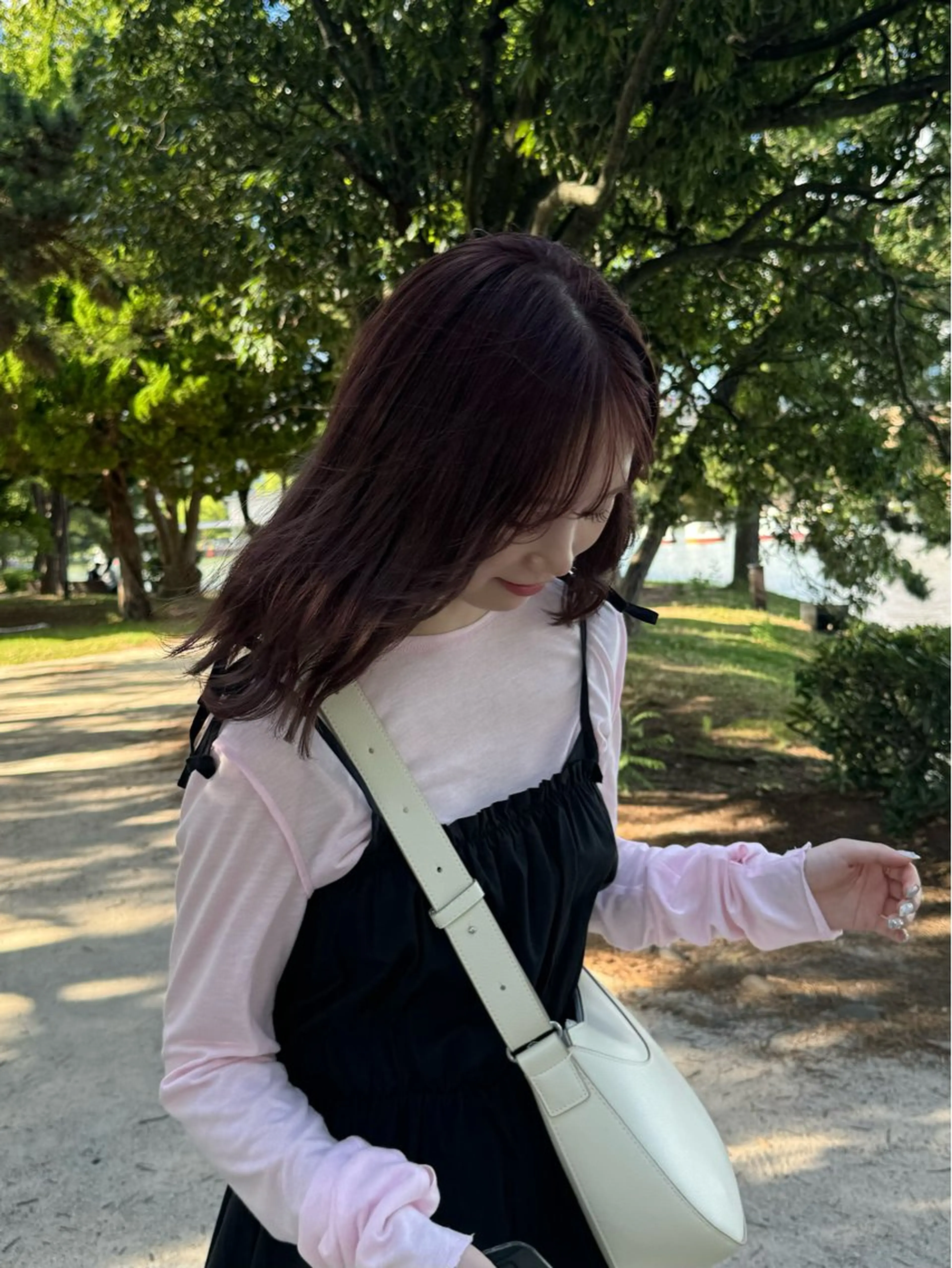 ミディアム カラー ヘアアレンジ ヘアカラー ᵐⁱᵏⁱᵏᵒ / レイヤー★のヘアスタイル