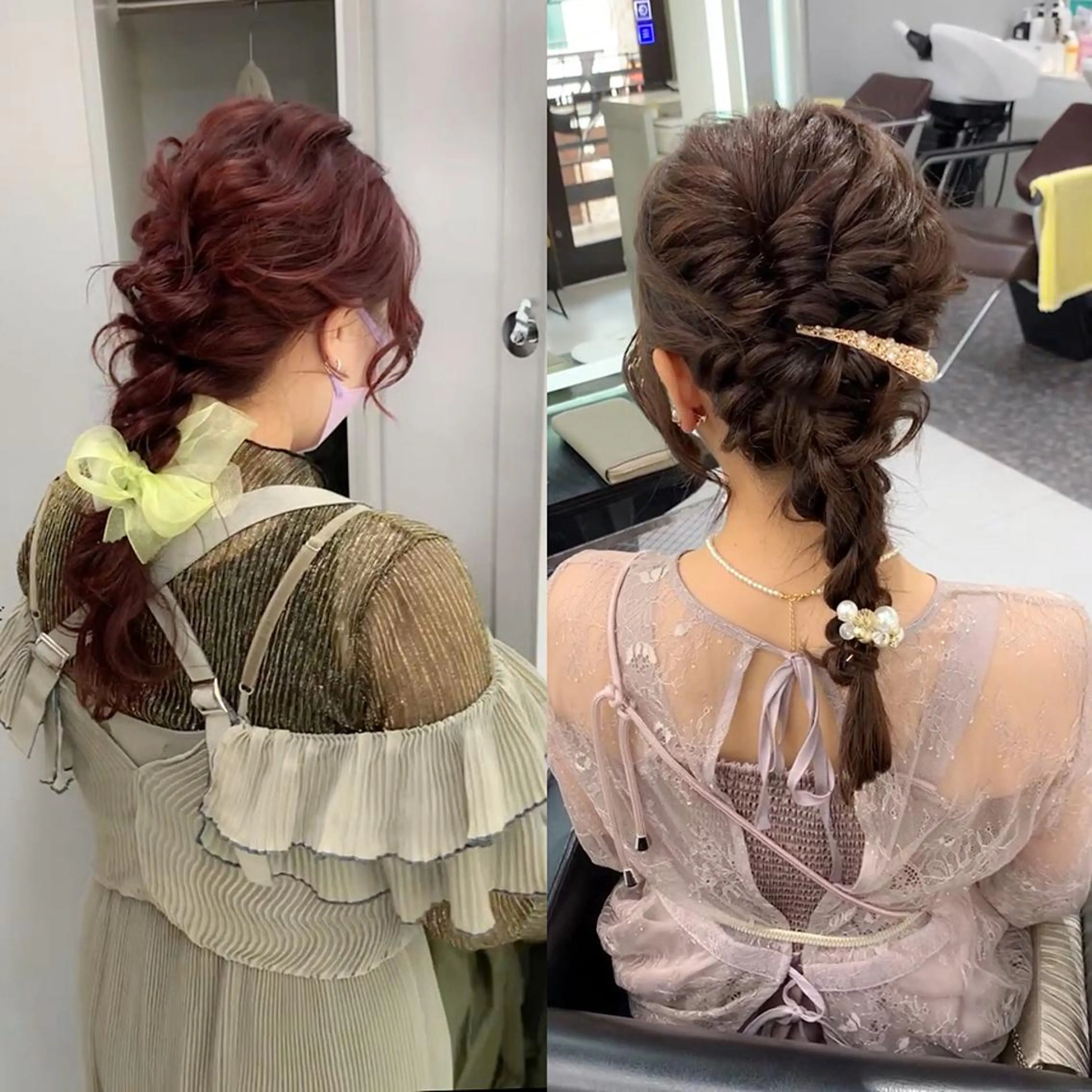 ロング 卒業式ヘアセット🎀 ヘアアレンジのヘアスタイル