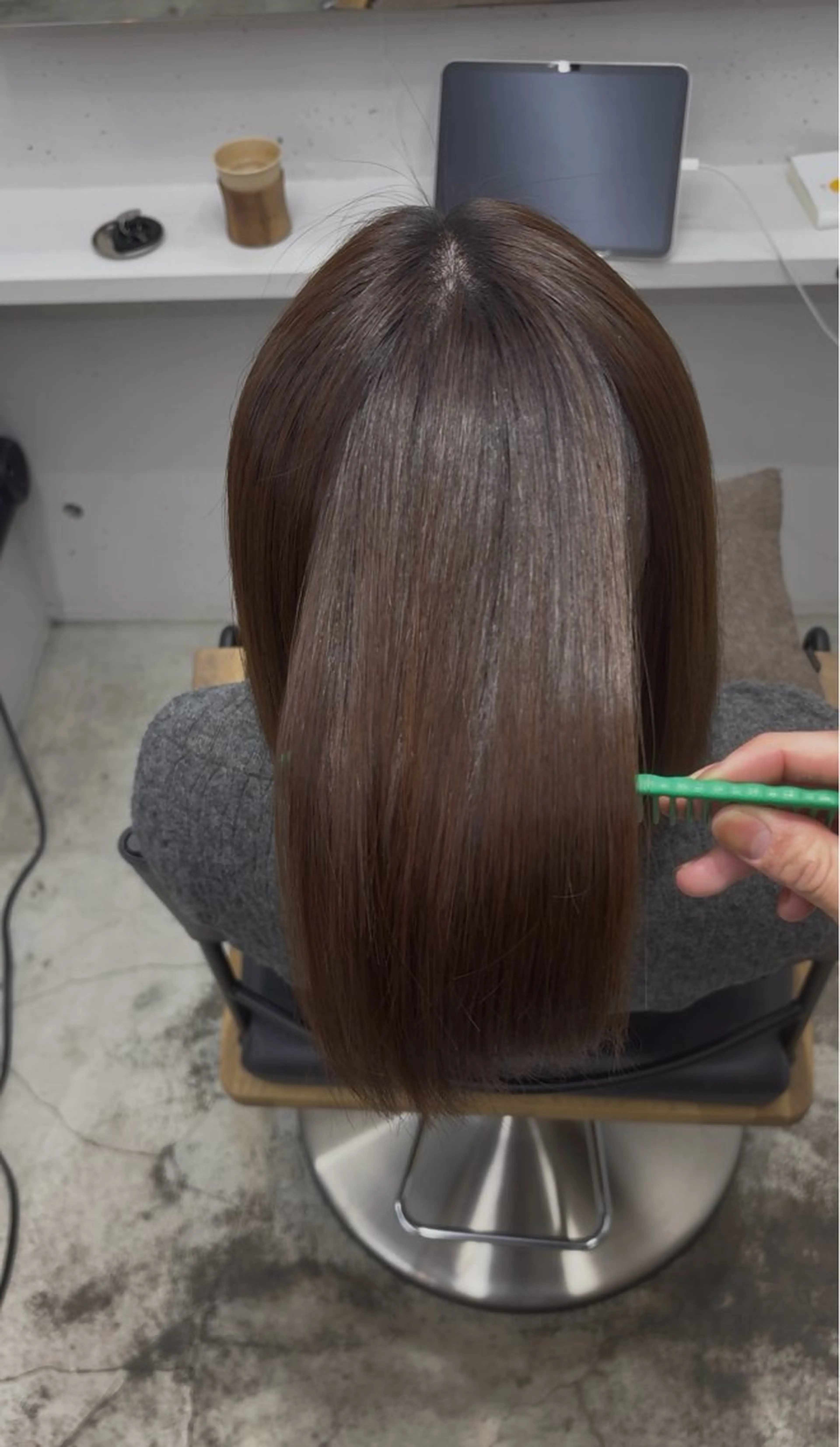 縮毛矯正 髪質改善ストレート/ 佐々木直輝のヘアスタイル