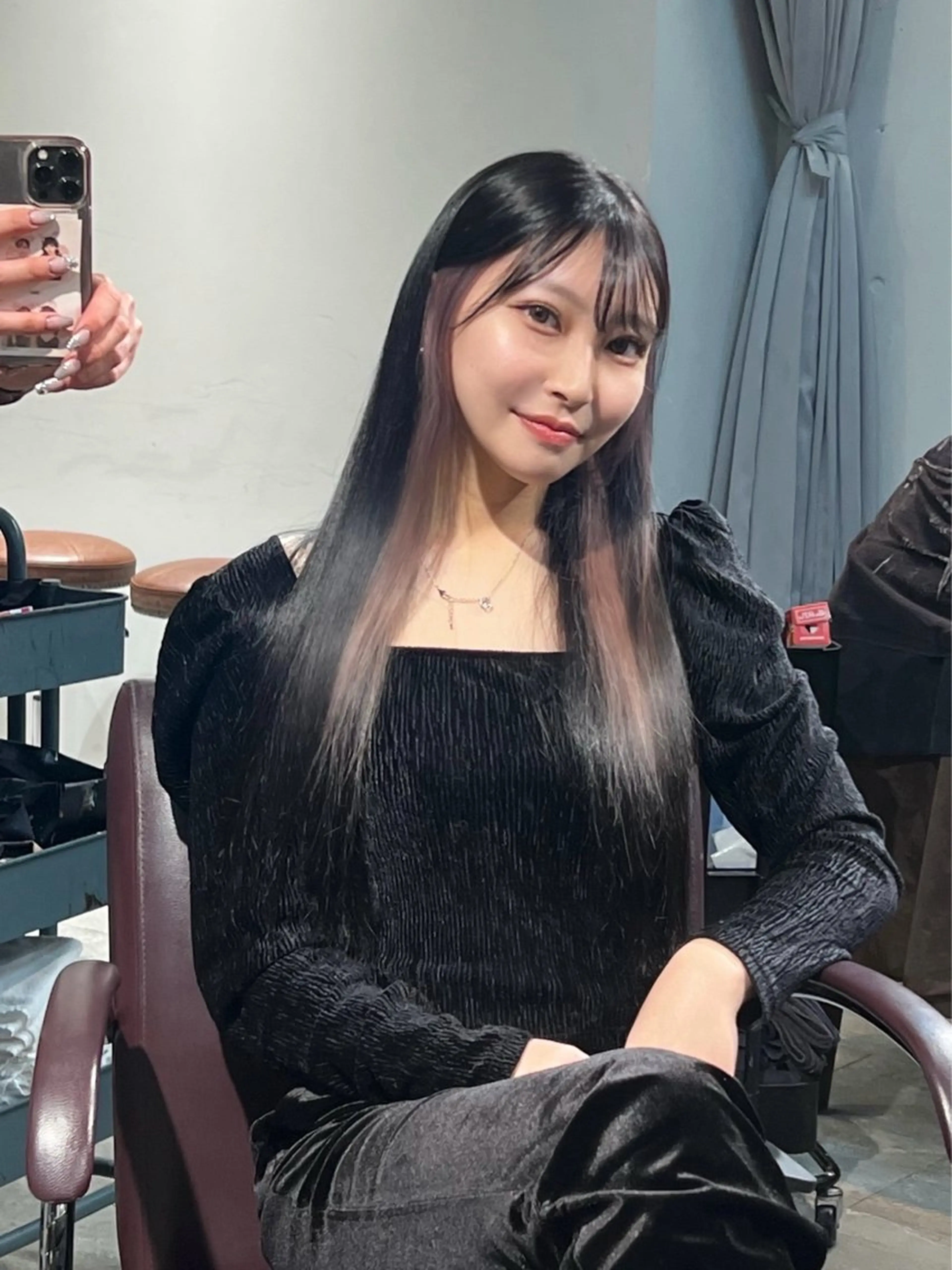 ロング カラー ヘアカラー トリートメント ヘアセット Lani5710所属・🎀ハイトーン・艶 カラー HANA🎀のヘアスタイル