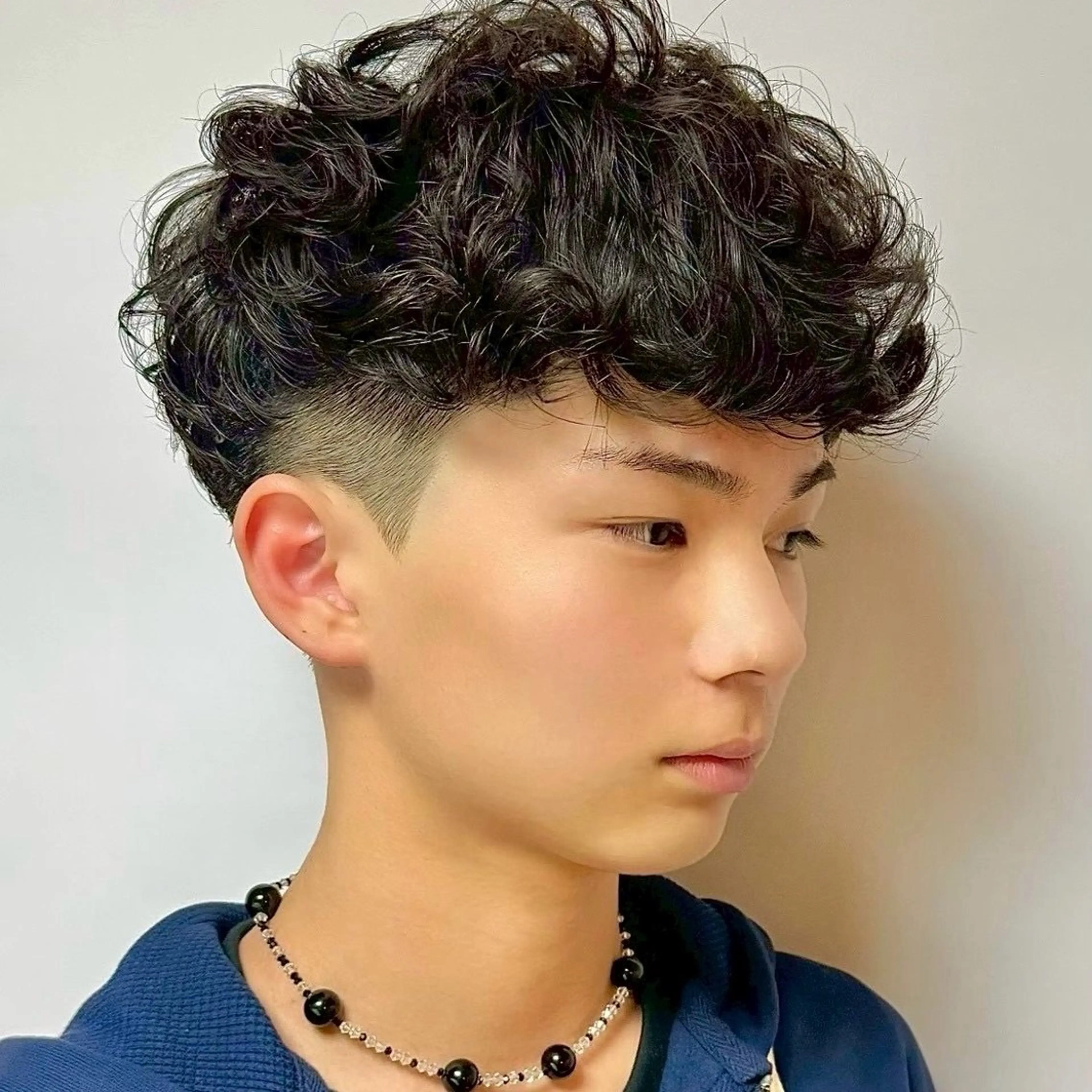 メンズカット+パーマ+眉毛WAXの写真